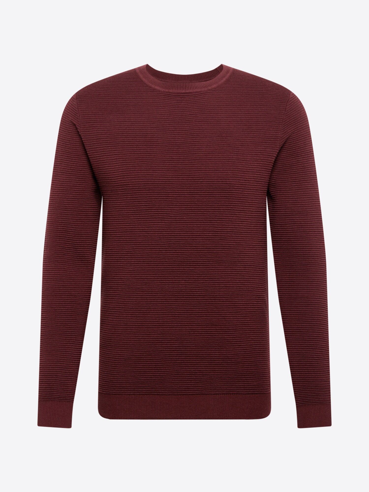 JACK & JONES Megztinis 'ELIAM'  vyno raudona spalva