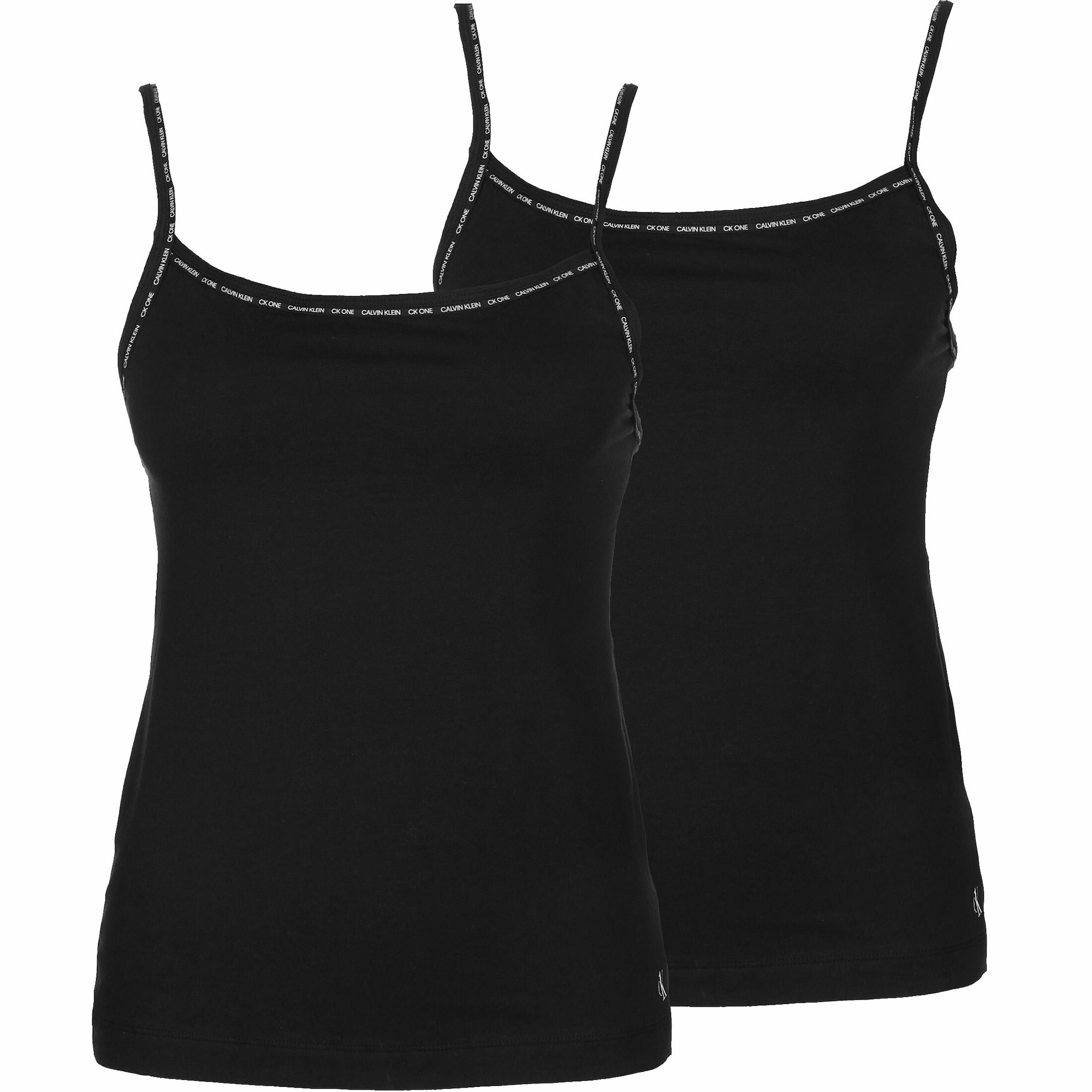 Calvin Klein Underwear Apatiniai marškinėliai 'CAMISOLE 2PK' juoda