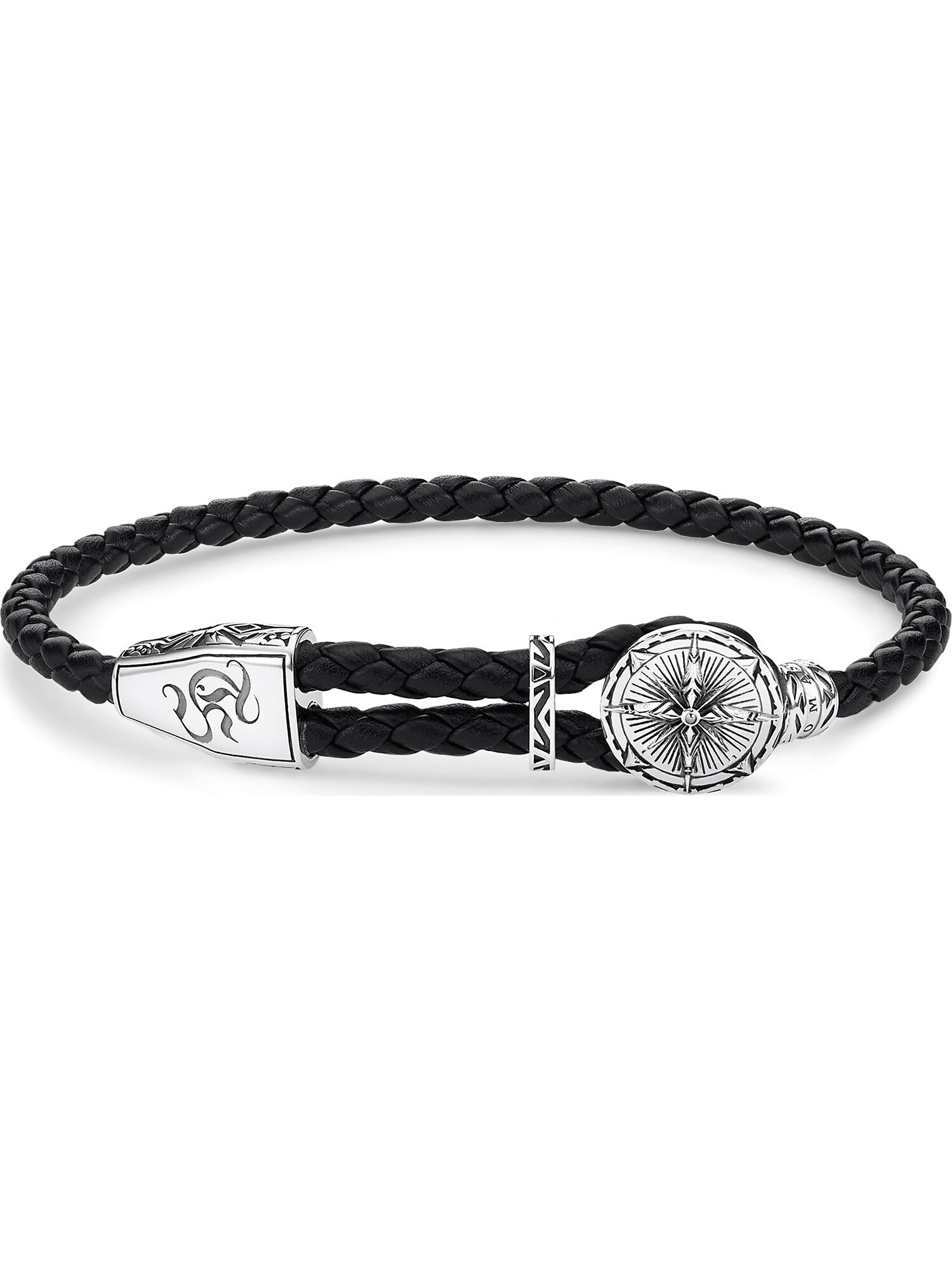 Thomas Sabo Armband schwarz / silber