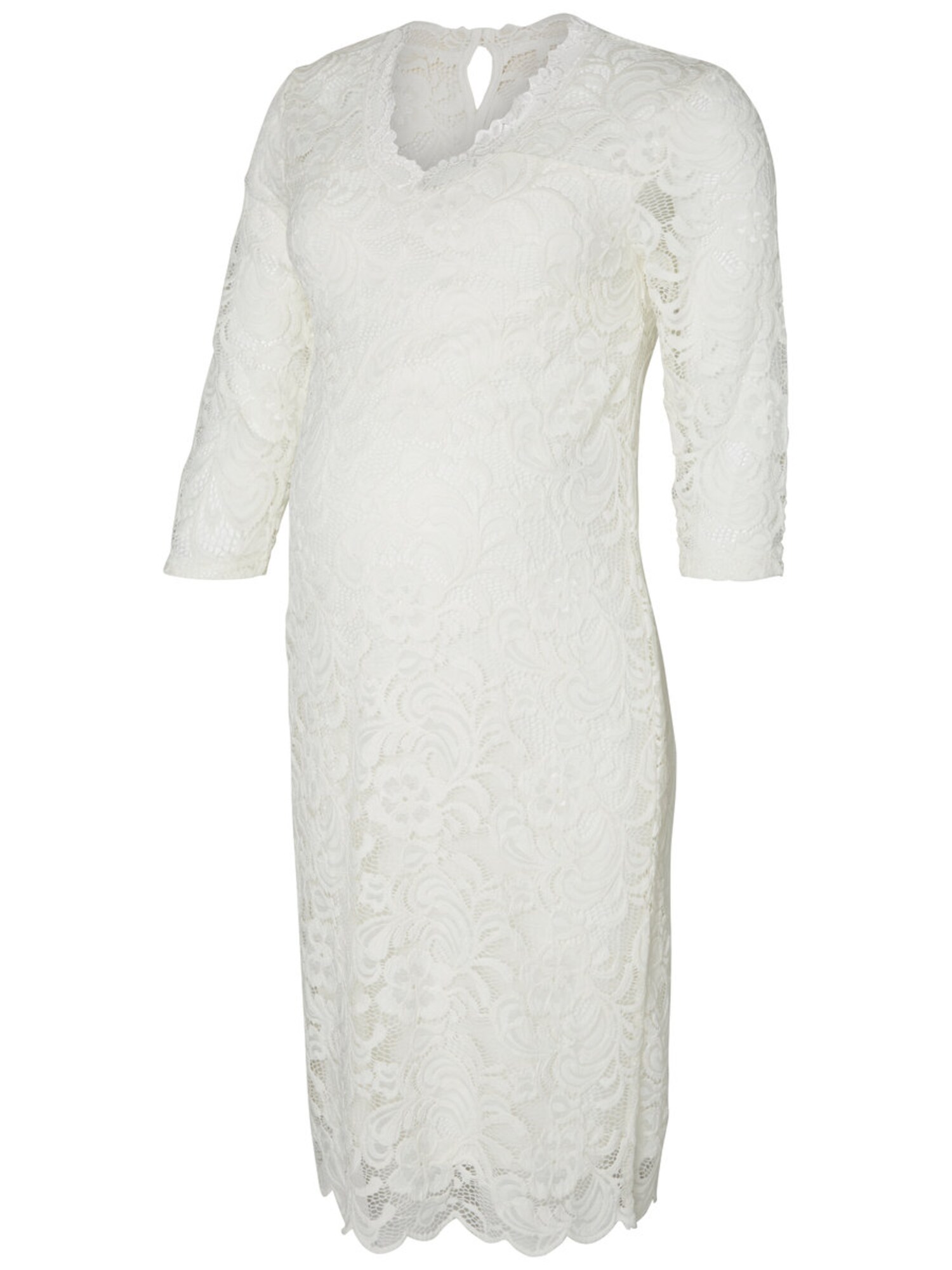 Mamalicious Dames Jurk Wit mamalicious kopen in de aanbieding