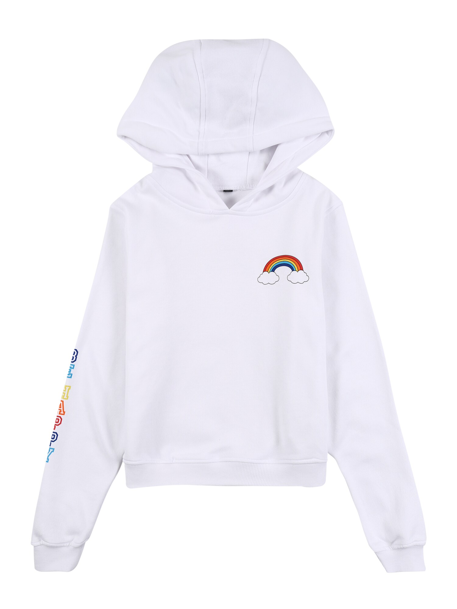 Mister Tee Megztinis be užsegimo 'Rainbow'  balta / šviesiai raudona / mėlyna