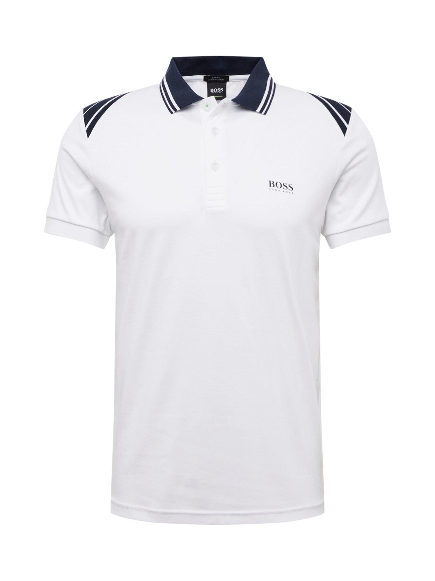 Boss Heren Shirt Wit boss kopen in de aanbieding