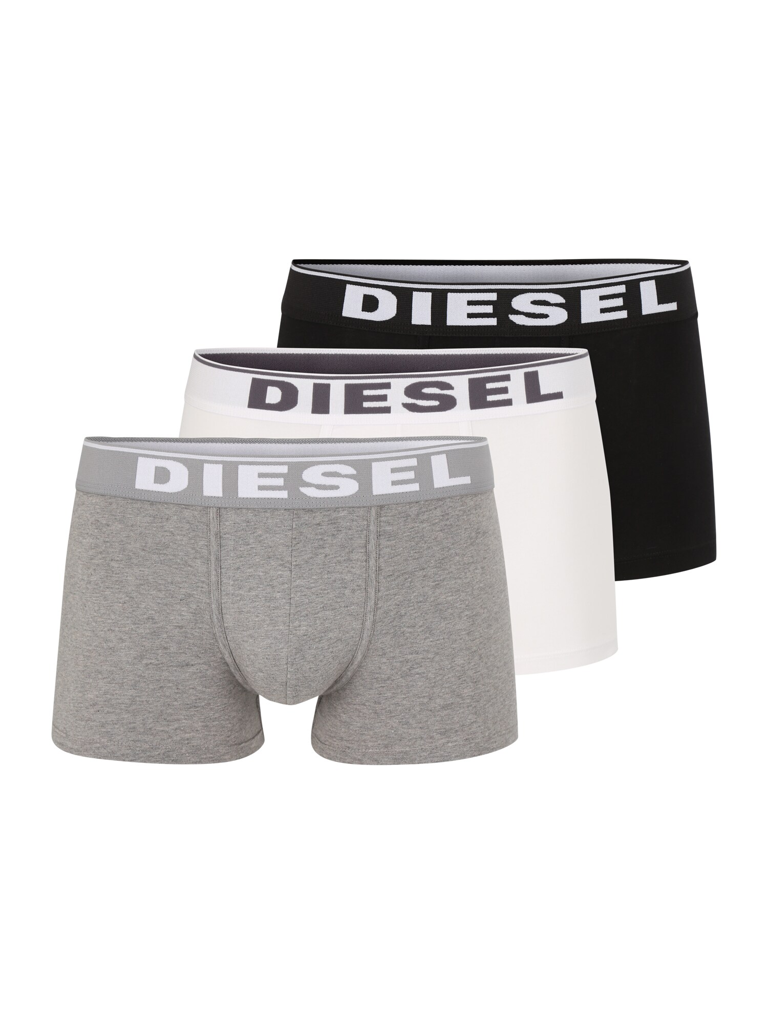 DIESEL Boxer trumpikės 'Damien'  margai pilka / juoda / balta