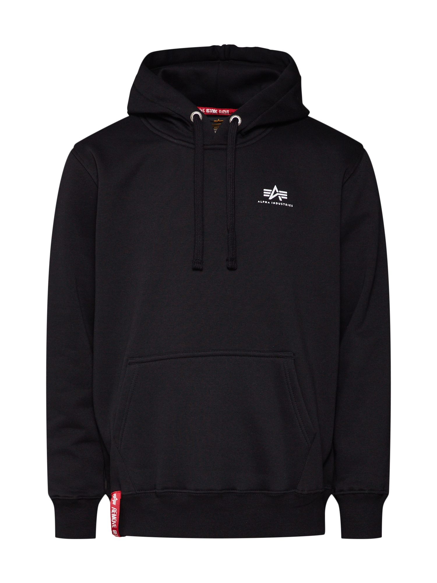 ALPHA INDUSTRIES Sveter  čierna / biela