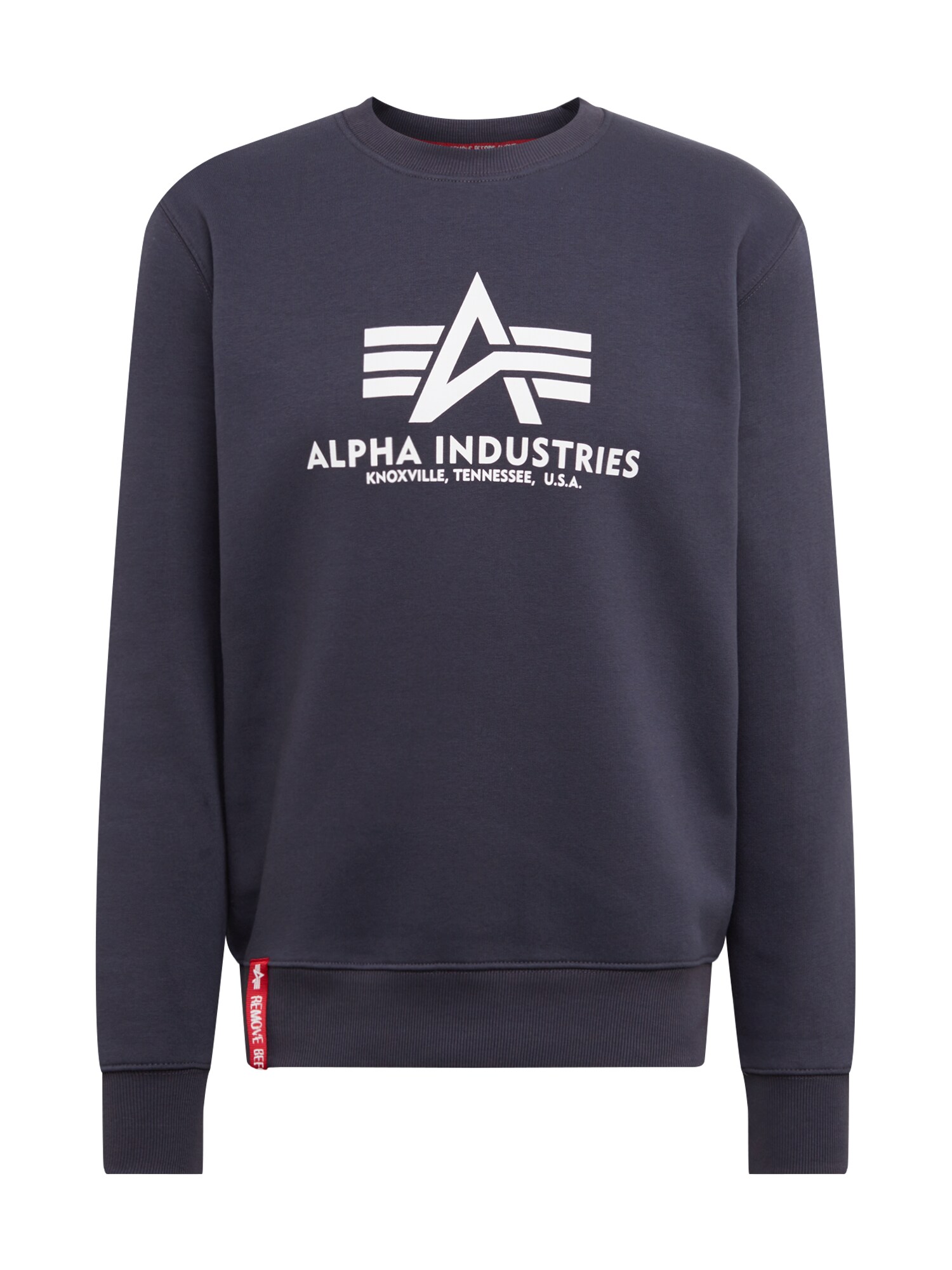 ALPHA INDUSTRIES Mikina  námornícka modrá / červená / biela