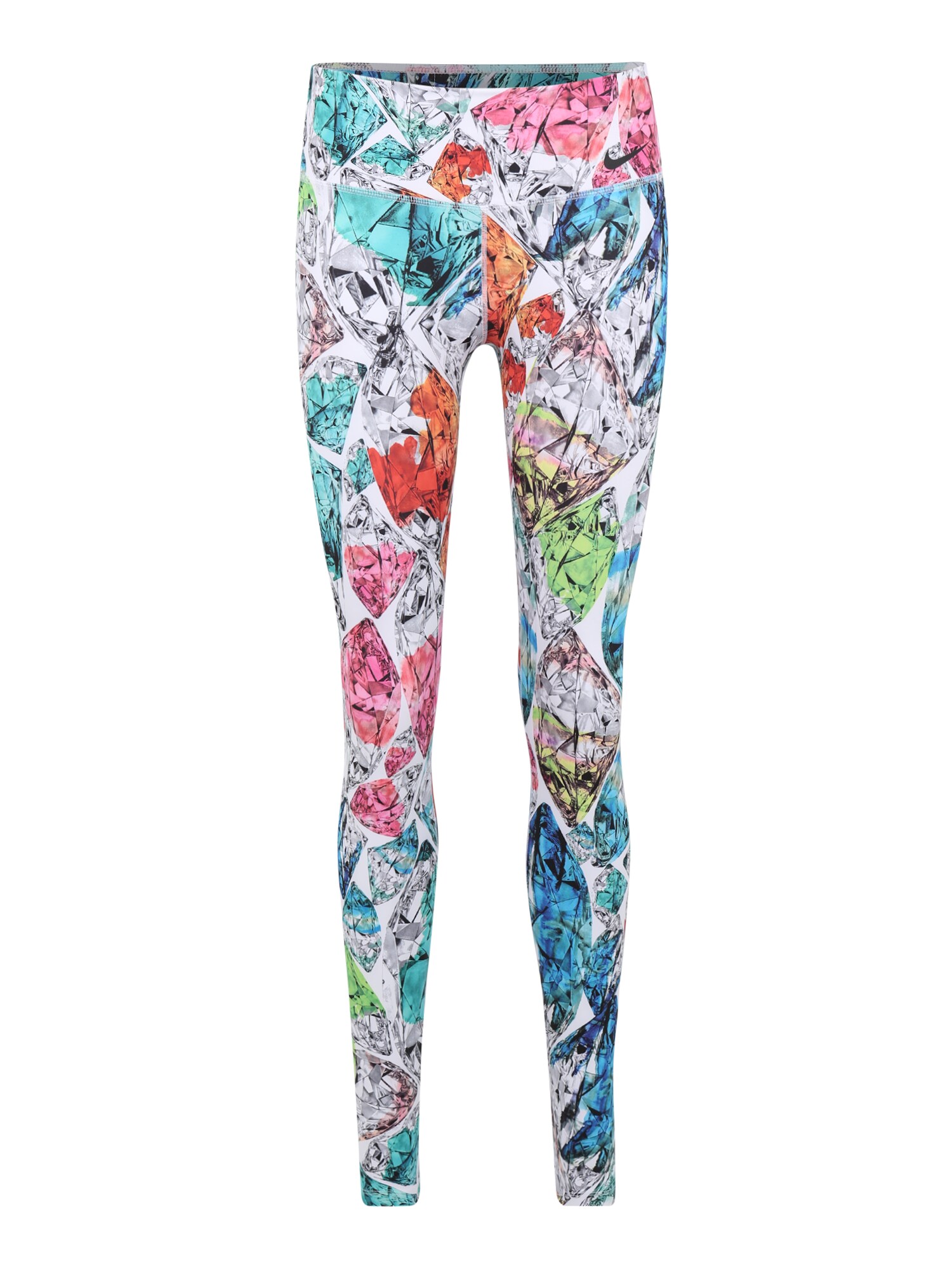 Nike Dames Sportbroek Gemengde Kleuren Wit nike kopen in de aanbieding