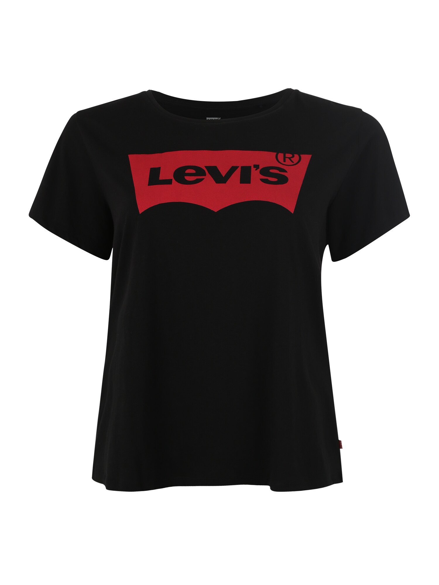 Levi's® Plus Marškinėliai 'PL PERFECT TEE'  karmino raudona / juoda