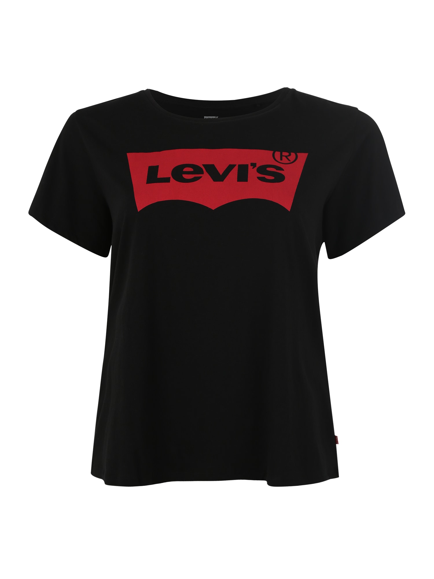 Levi's® Plus T-Krekls 'PL PERFECT TEE' sarkans / melns