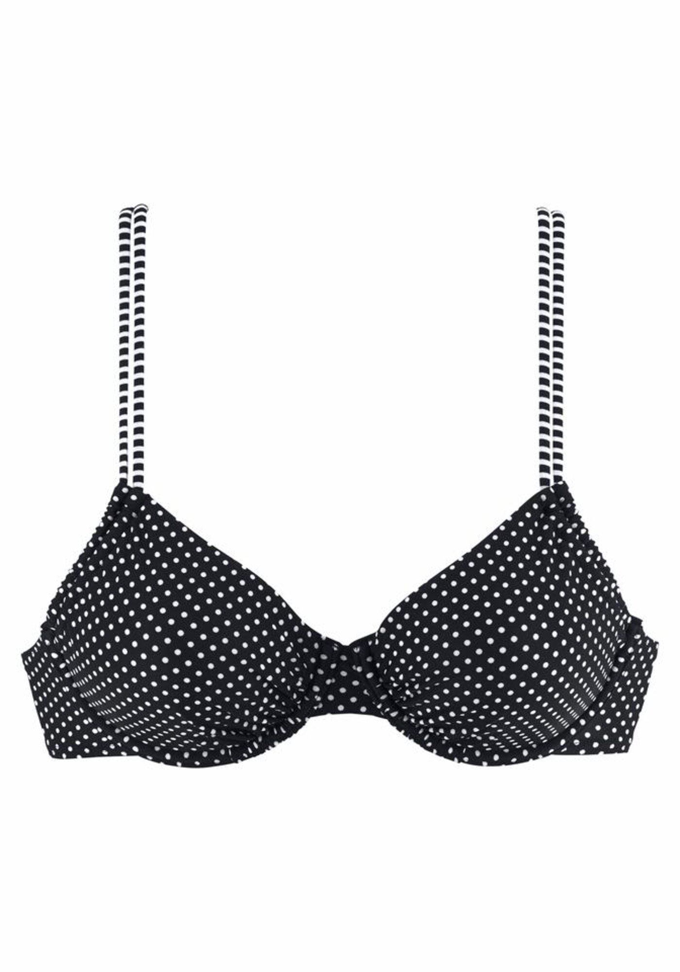 s.Oliver Bikinový top 'Avni'  čierna