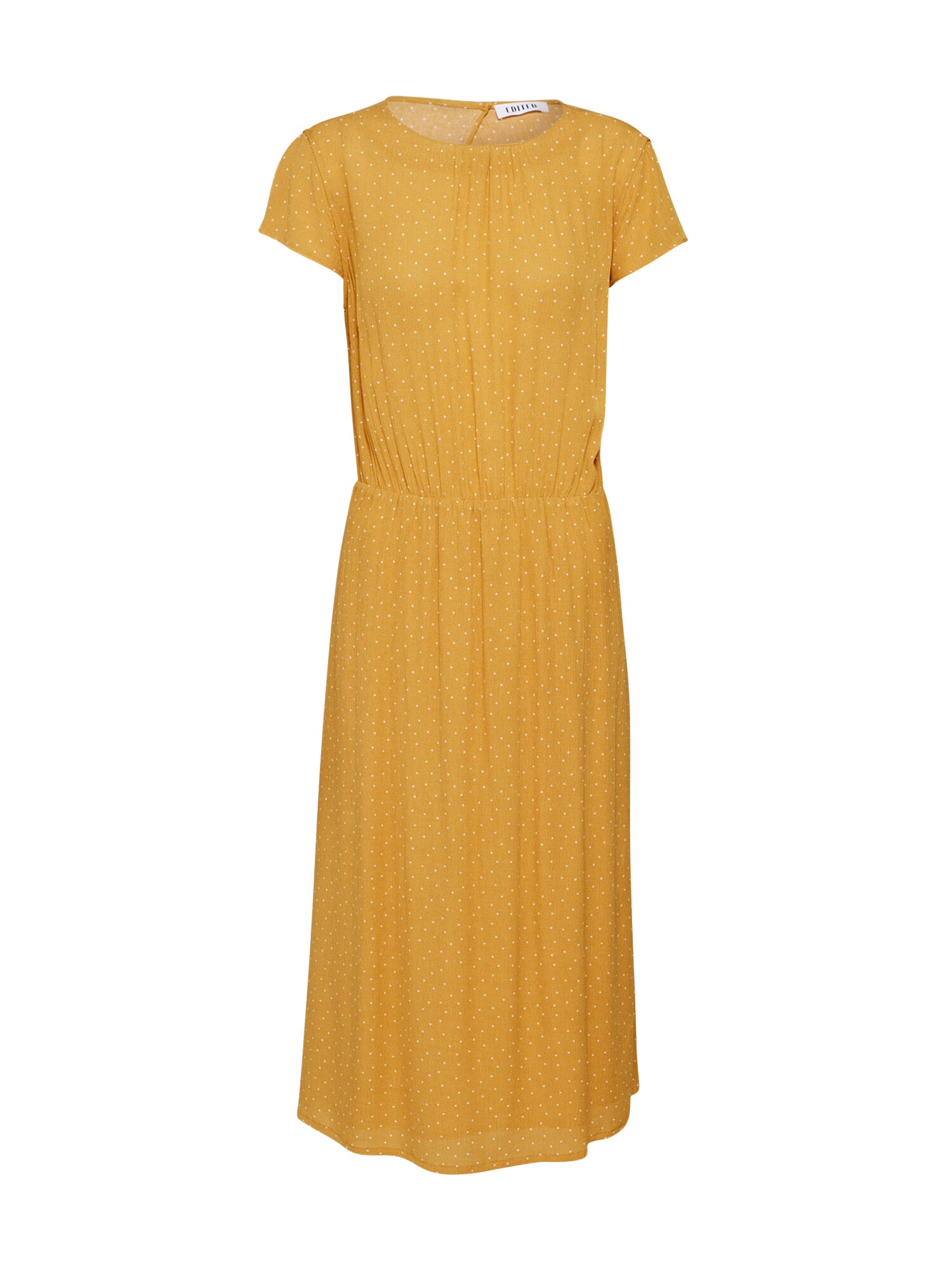 Edited Dames Zomerjurk Yarina Mosterd Wit edited kopen in de aanbieding