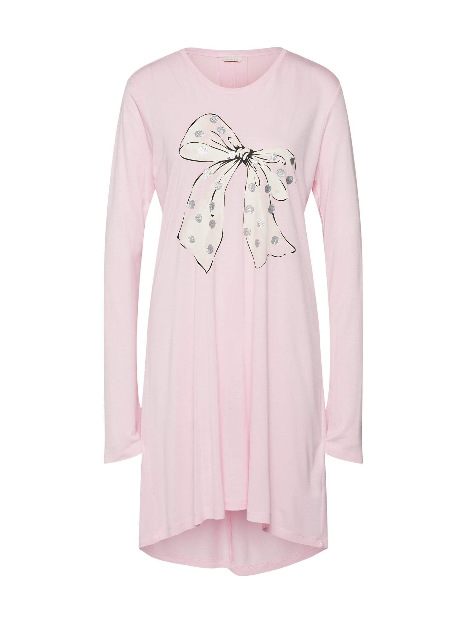 Esprit Dames Slaapshirt Flory Cas Nw Rosa Parelwit esprit kopen in de aanbieding