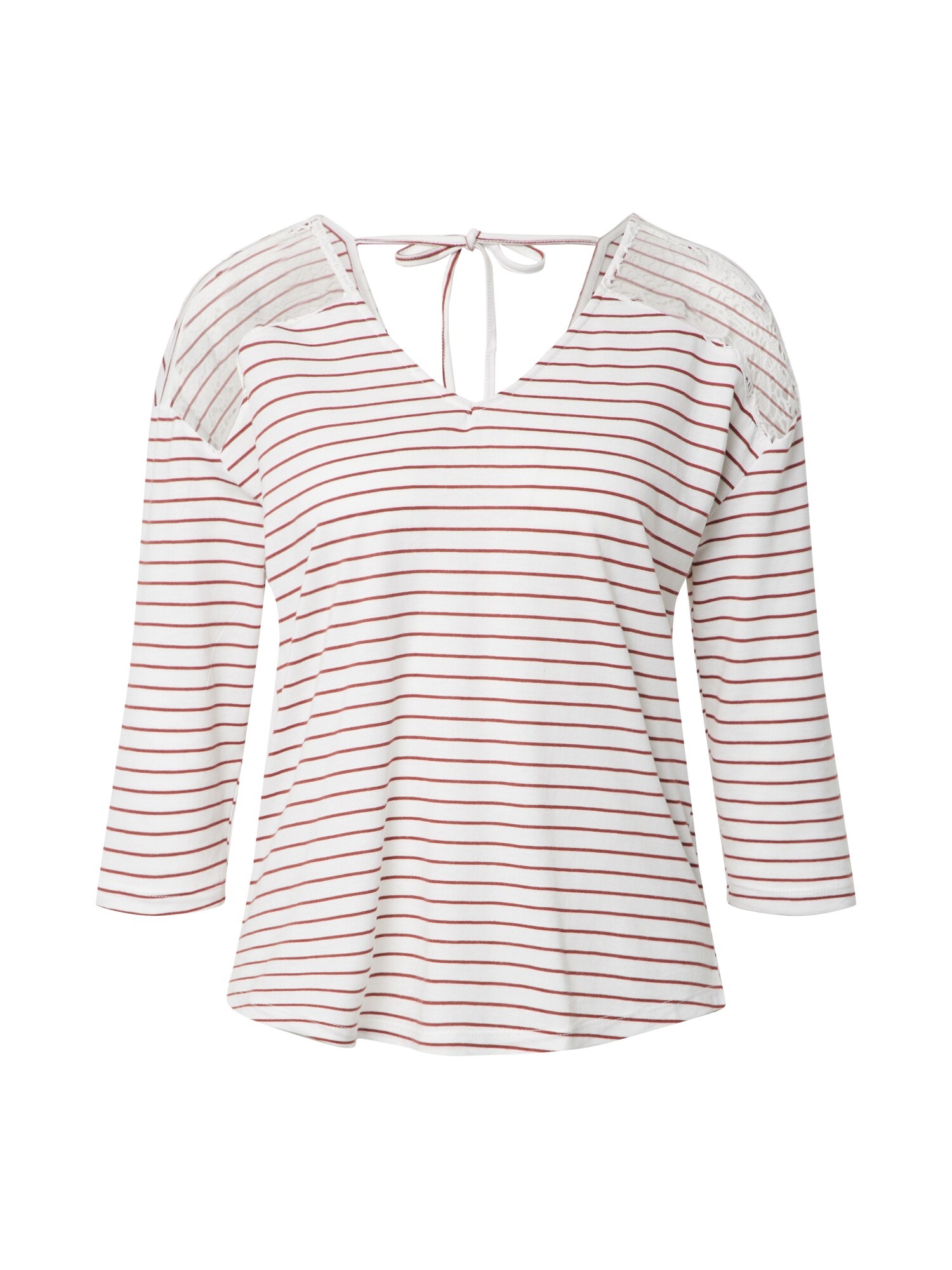 VERO MODA Marškinėliai 'VMHELA'  balta / raudona