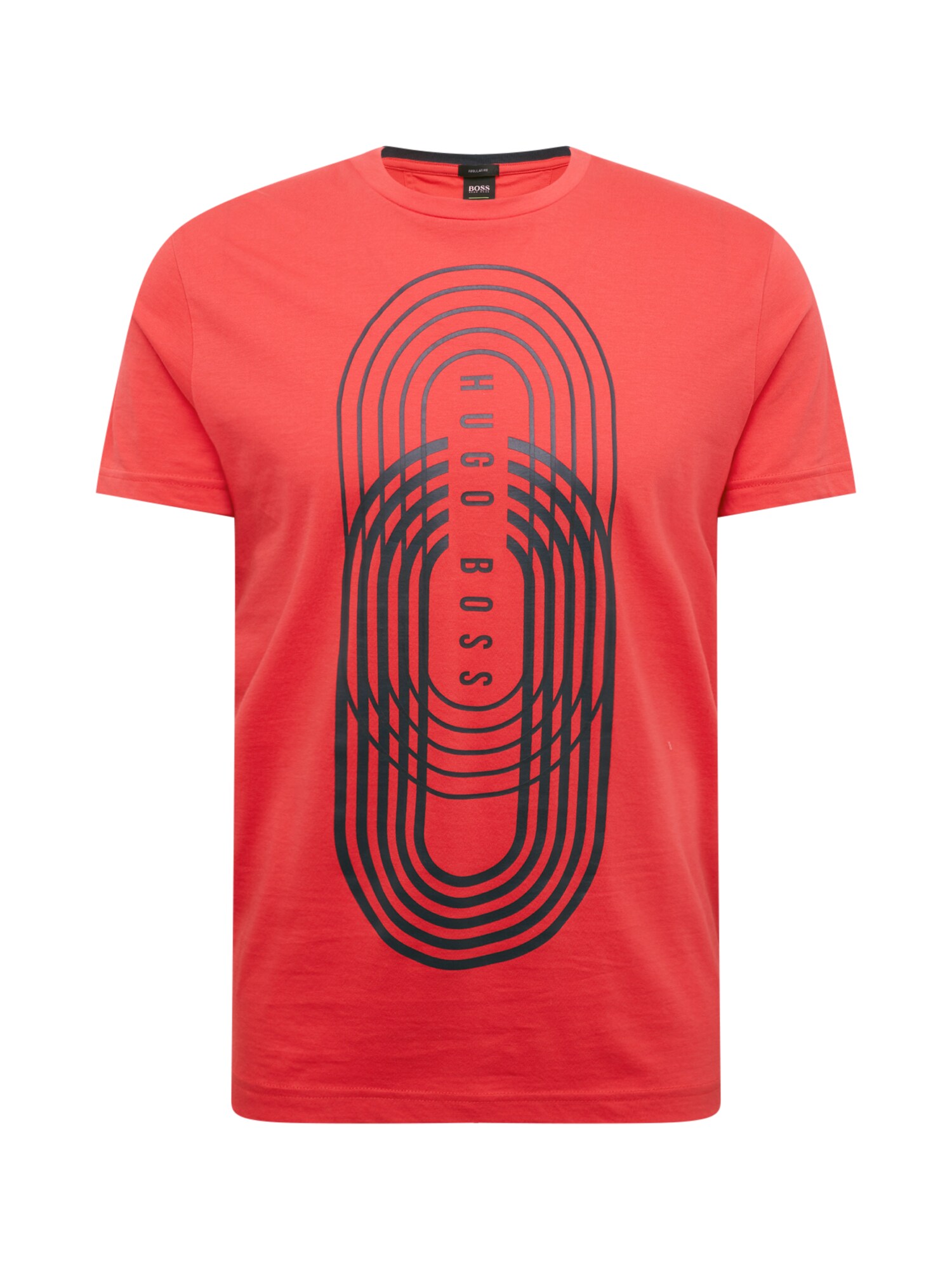 Boss Heren Shirt Teeonic 10209546 01 Rood boss kopen in de aanbieding