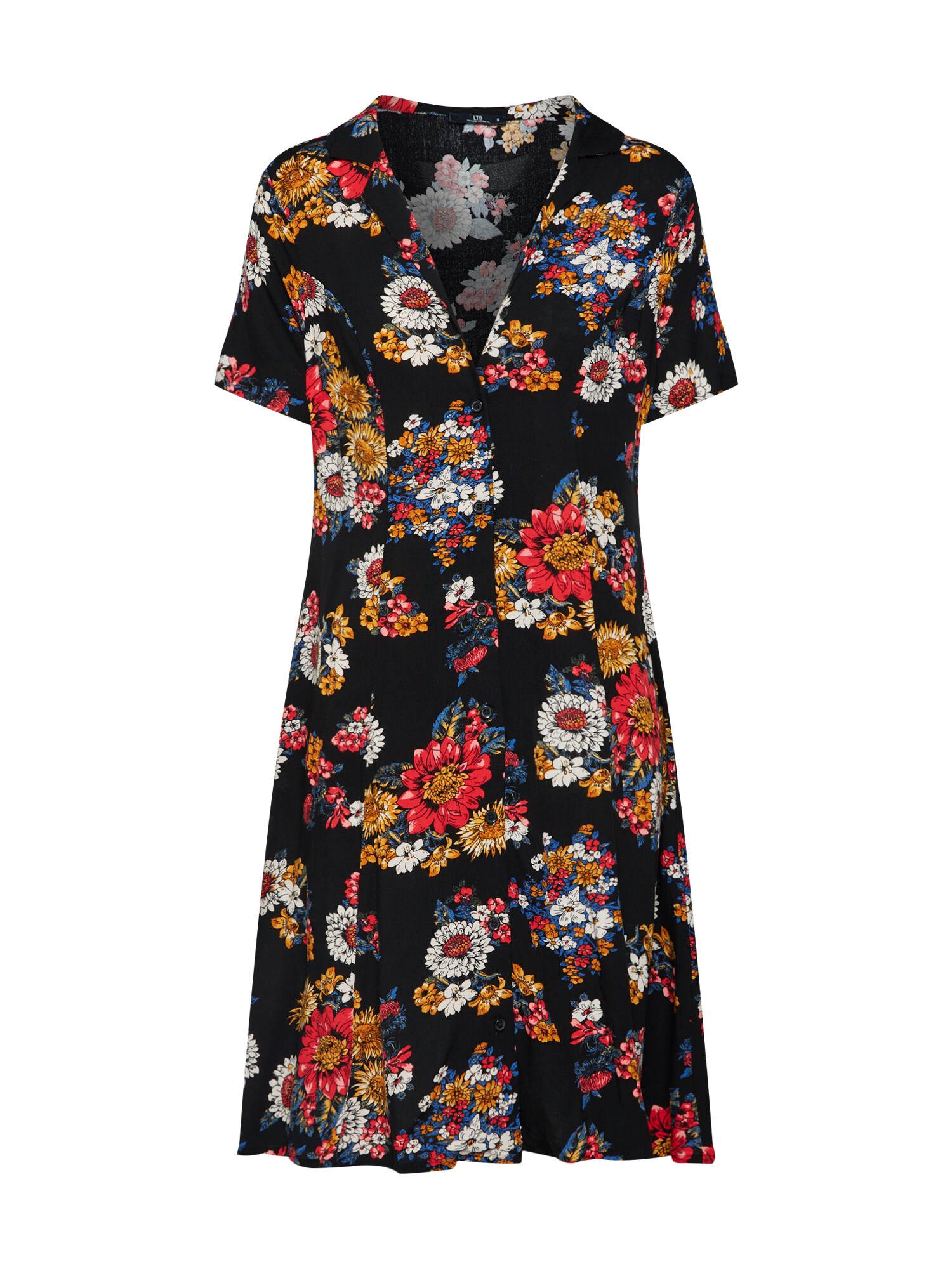Ltb Dames Zomerjurk Jifelo Gemengde Kleuren Zwart ltb kopen in de aanbieding