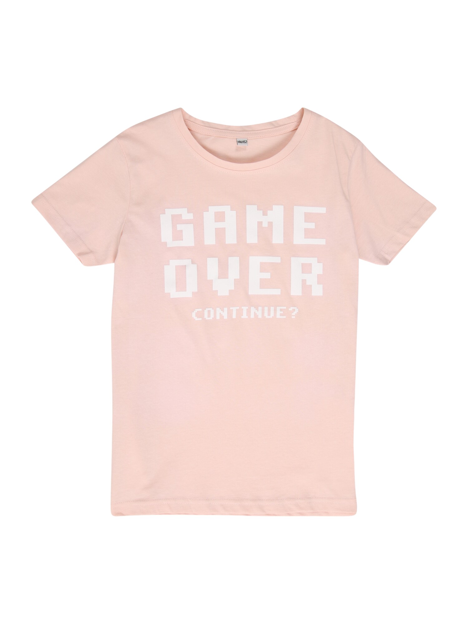 Mister Tee Marškinėliai 'Game Over'  pastelinė rožinė / balta