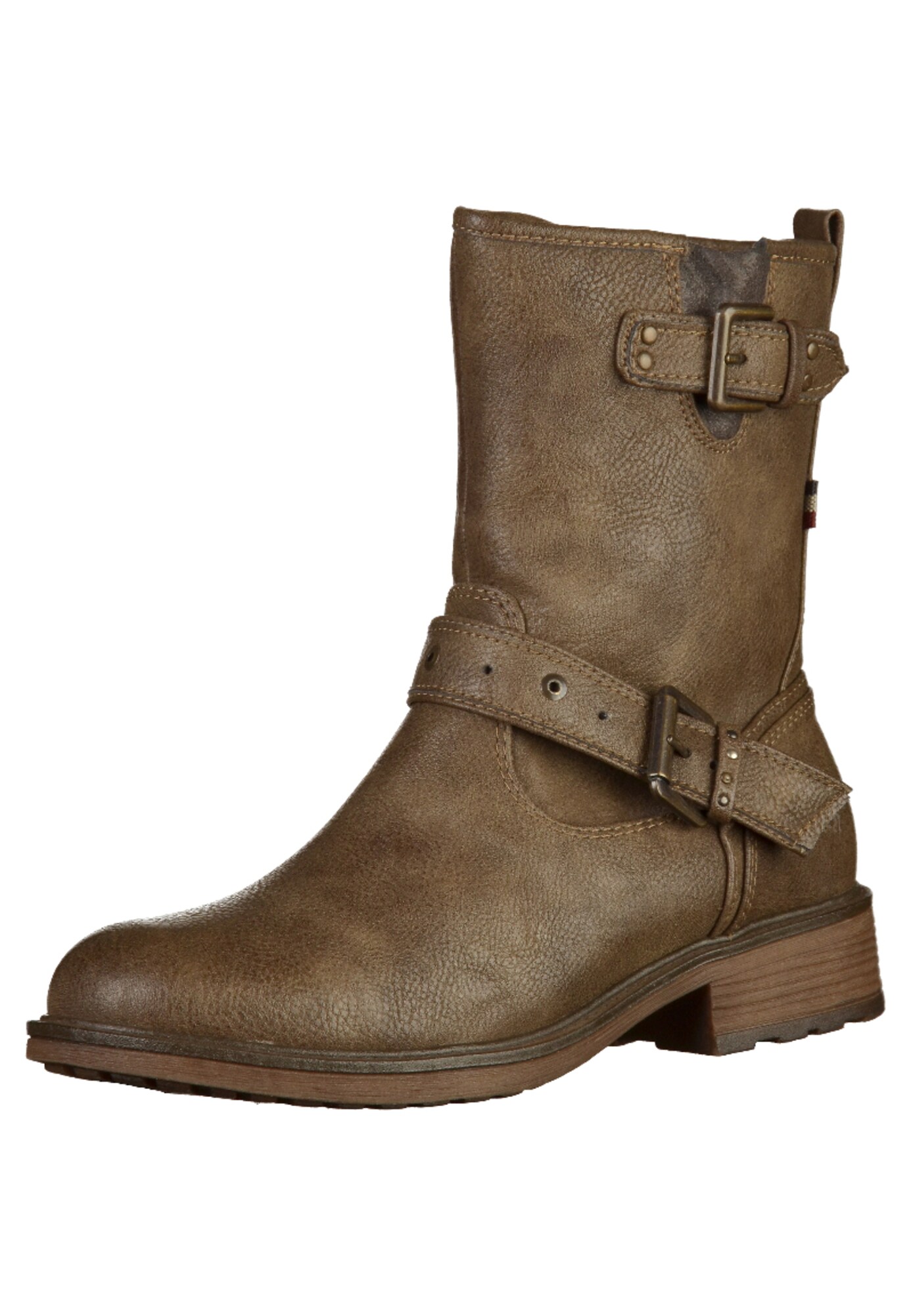 Mustang Dames Boots Mokka mustang kopen in de aanbieding