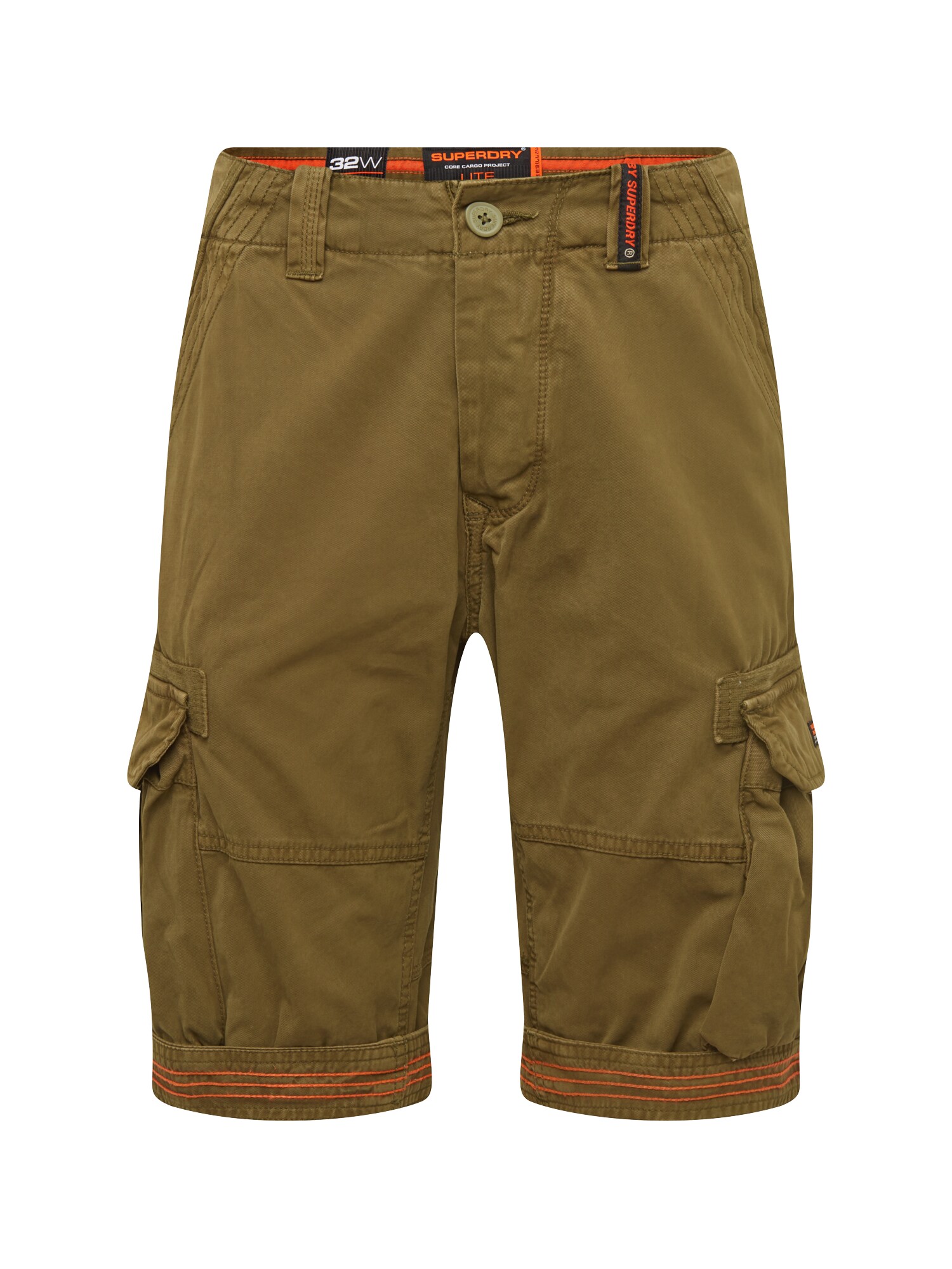 Superdry Heren Cargobroek Core Cargo Lite Olijfgroen superdry kopen in de aanbieding