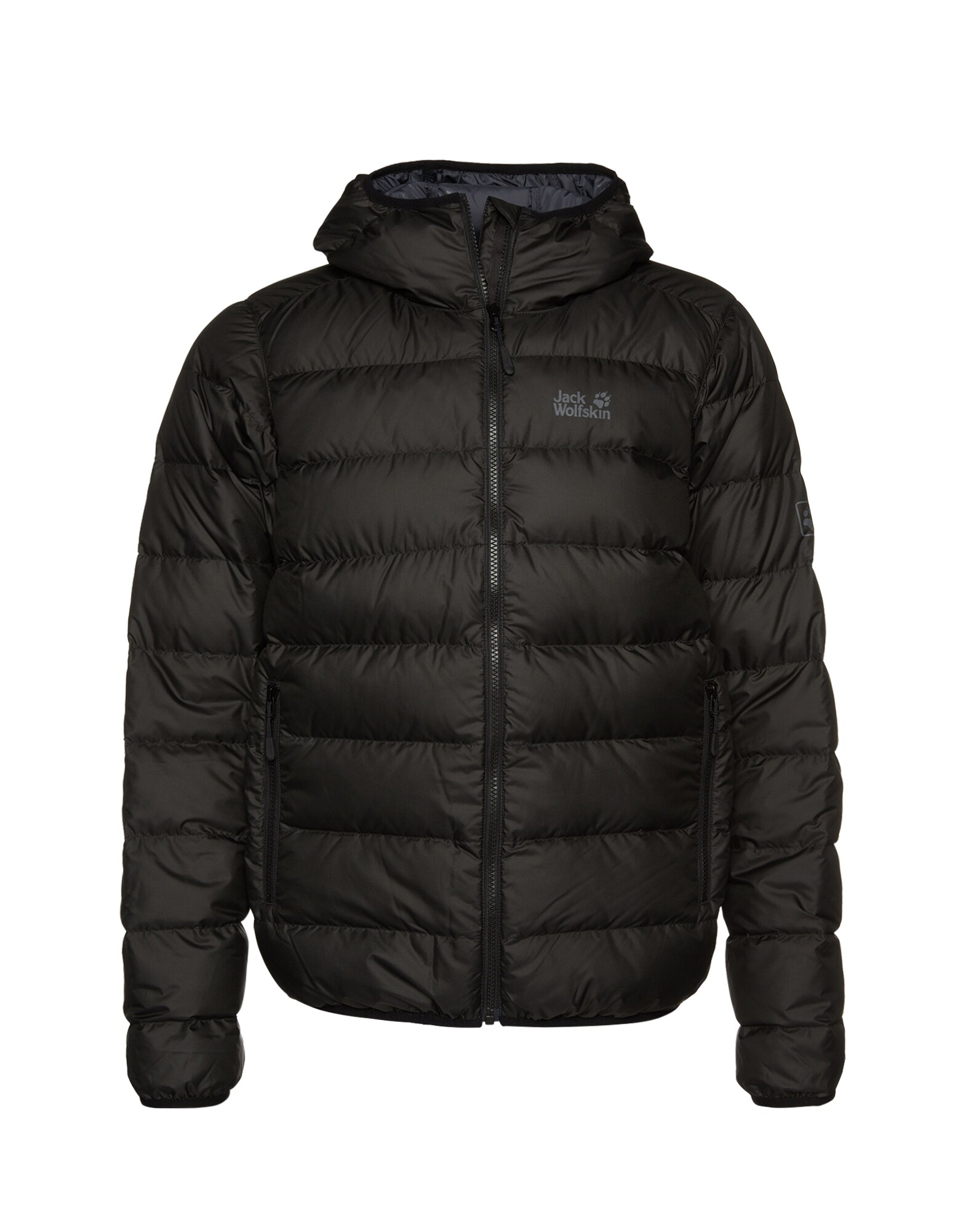 JACK WOLFSKIN Laisvalaikio striukė 'Helium'  juoda