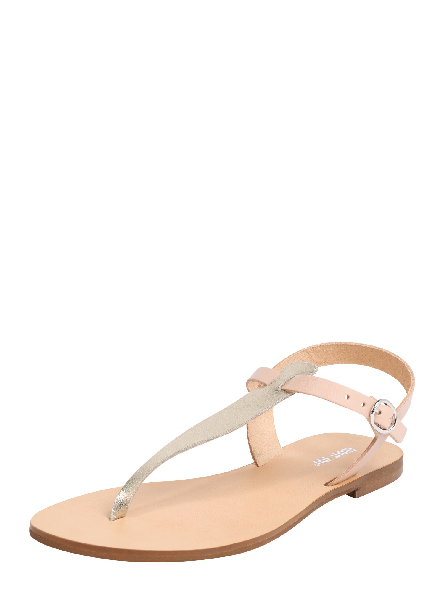 About You Dames Teenslipper Seline Nude Zilver about you kopen in de aanbieding