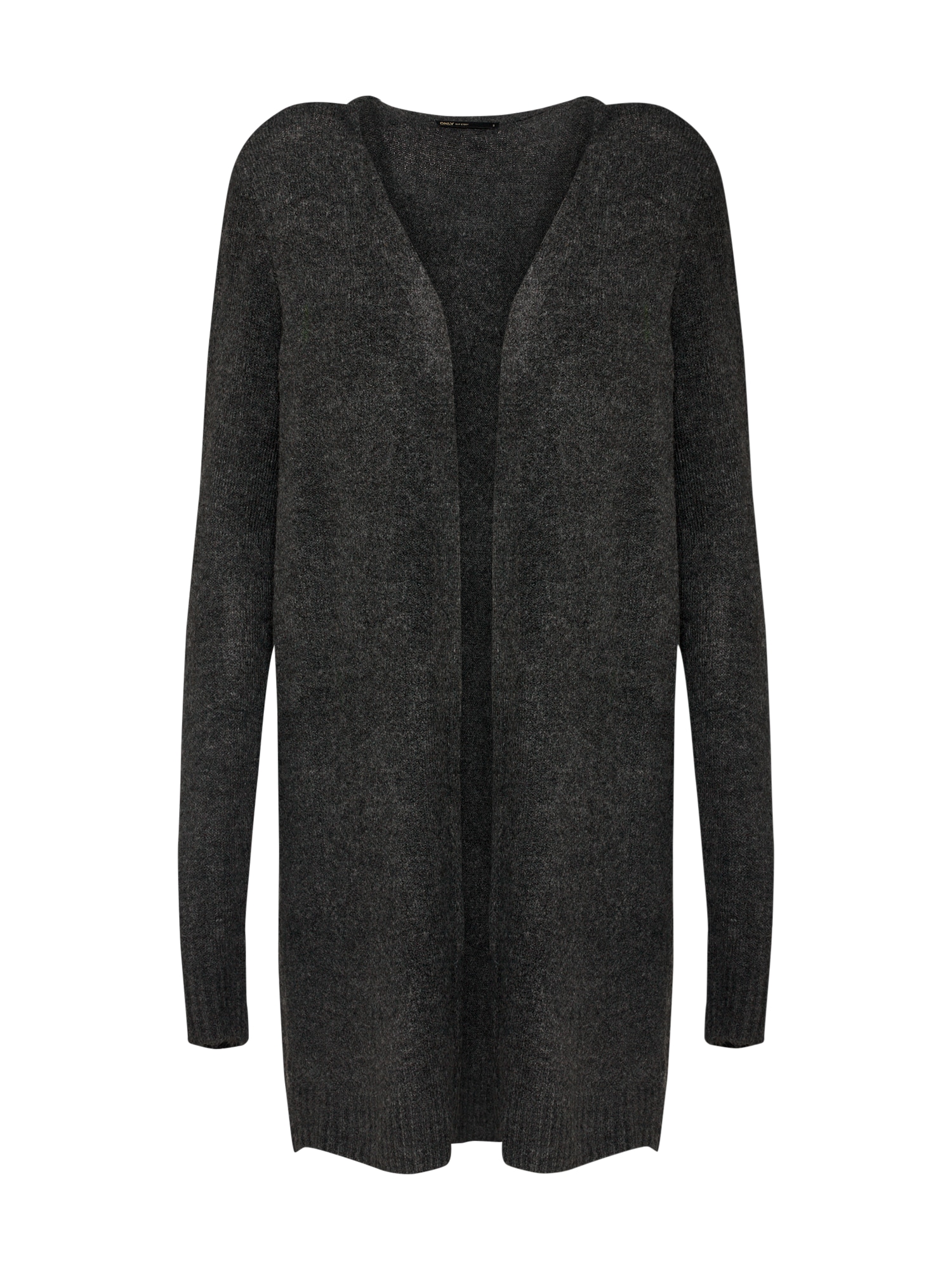 Only Dames Gebreid Vest Donkergrijs only kopen in de aanbieding