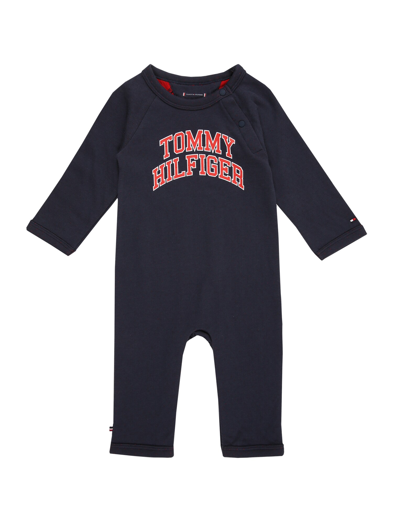 TOMMY HILFIGER Kombinezonas  nakties mėlyna / balta / šviesiai raudona