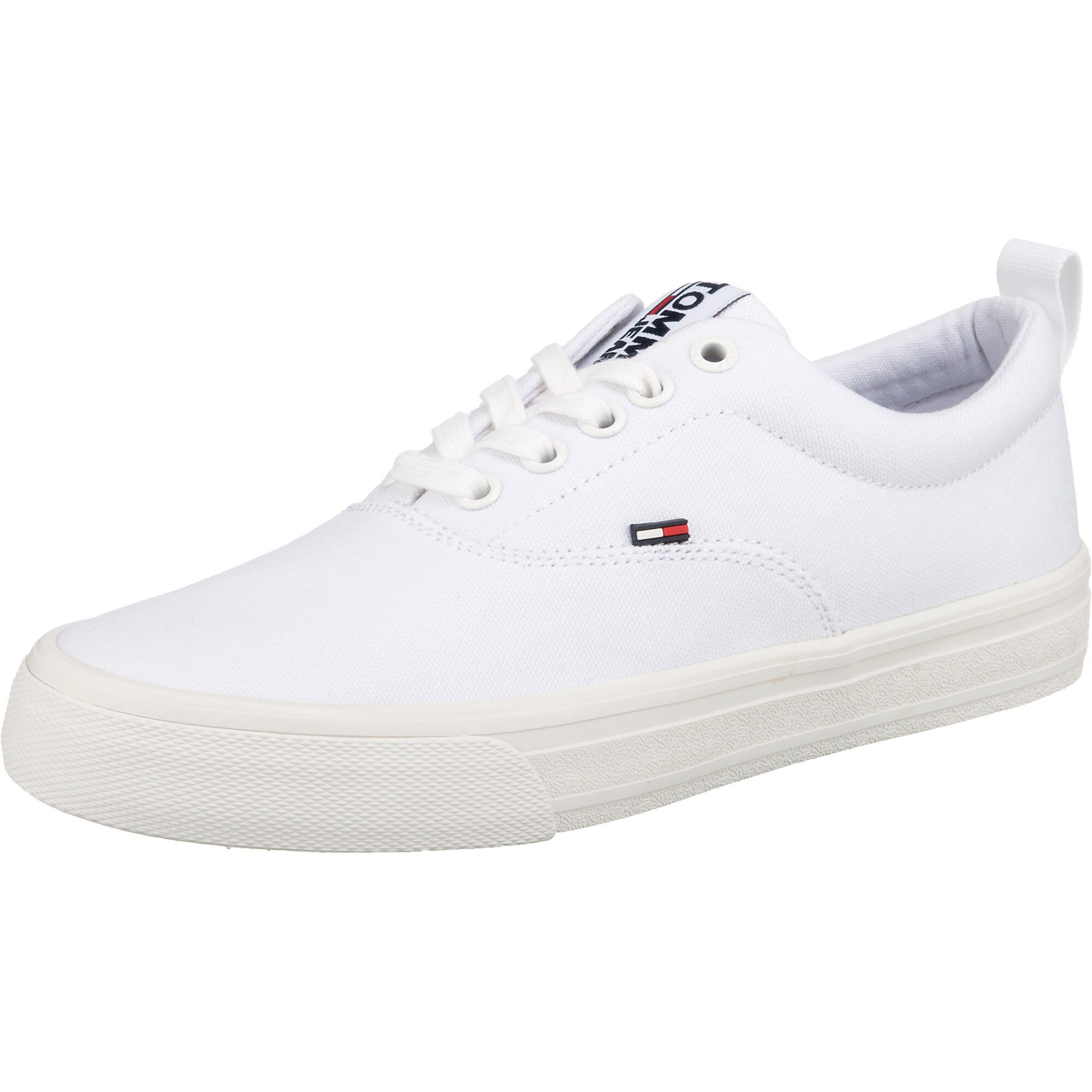 Tommy Jeans Sportbačiai be auliuko  balta / juoda / raudona