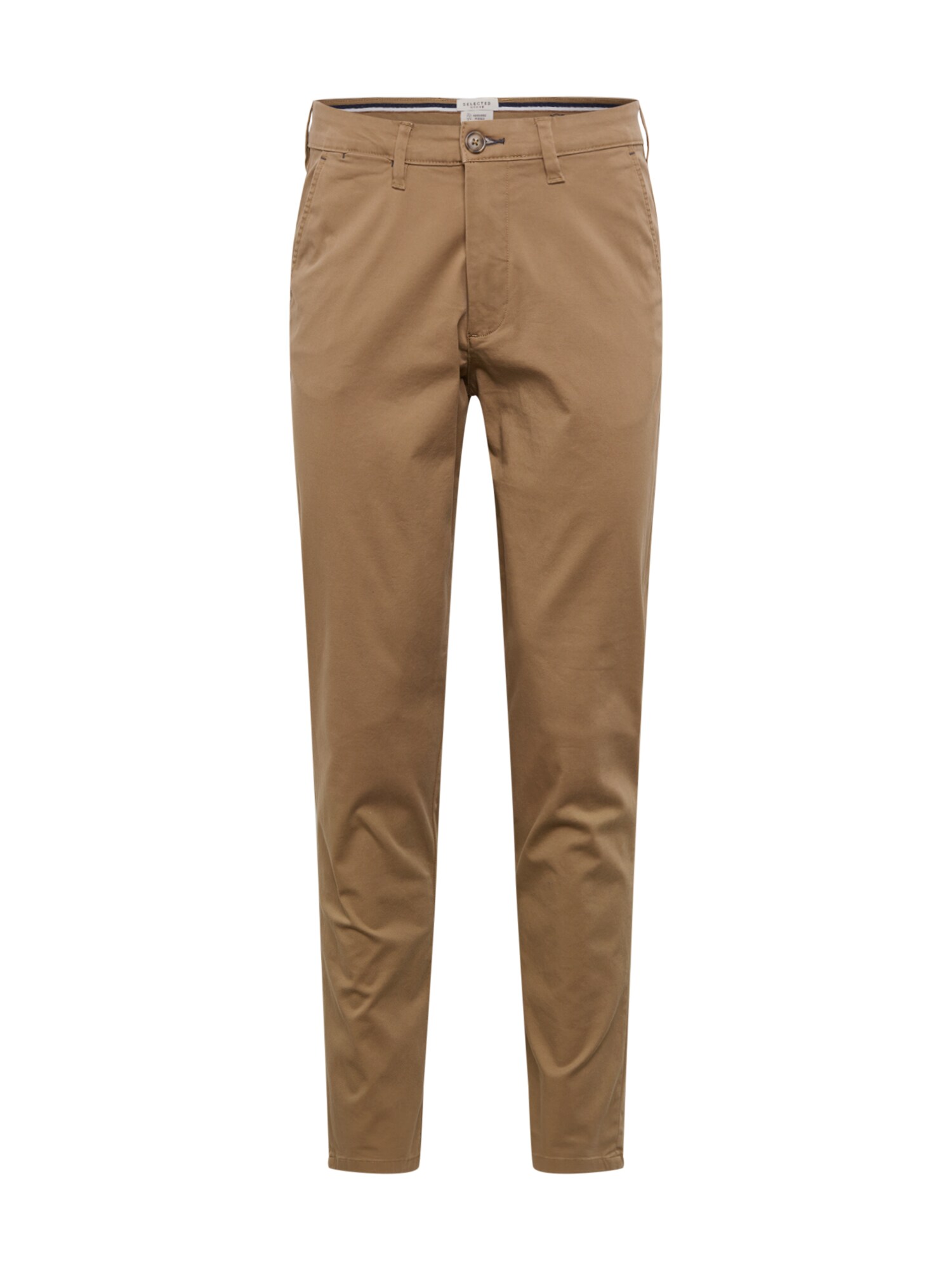 SELECTED HOMME Chino stiliaus kelnės  šviesiai ruda