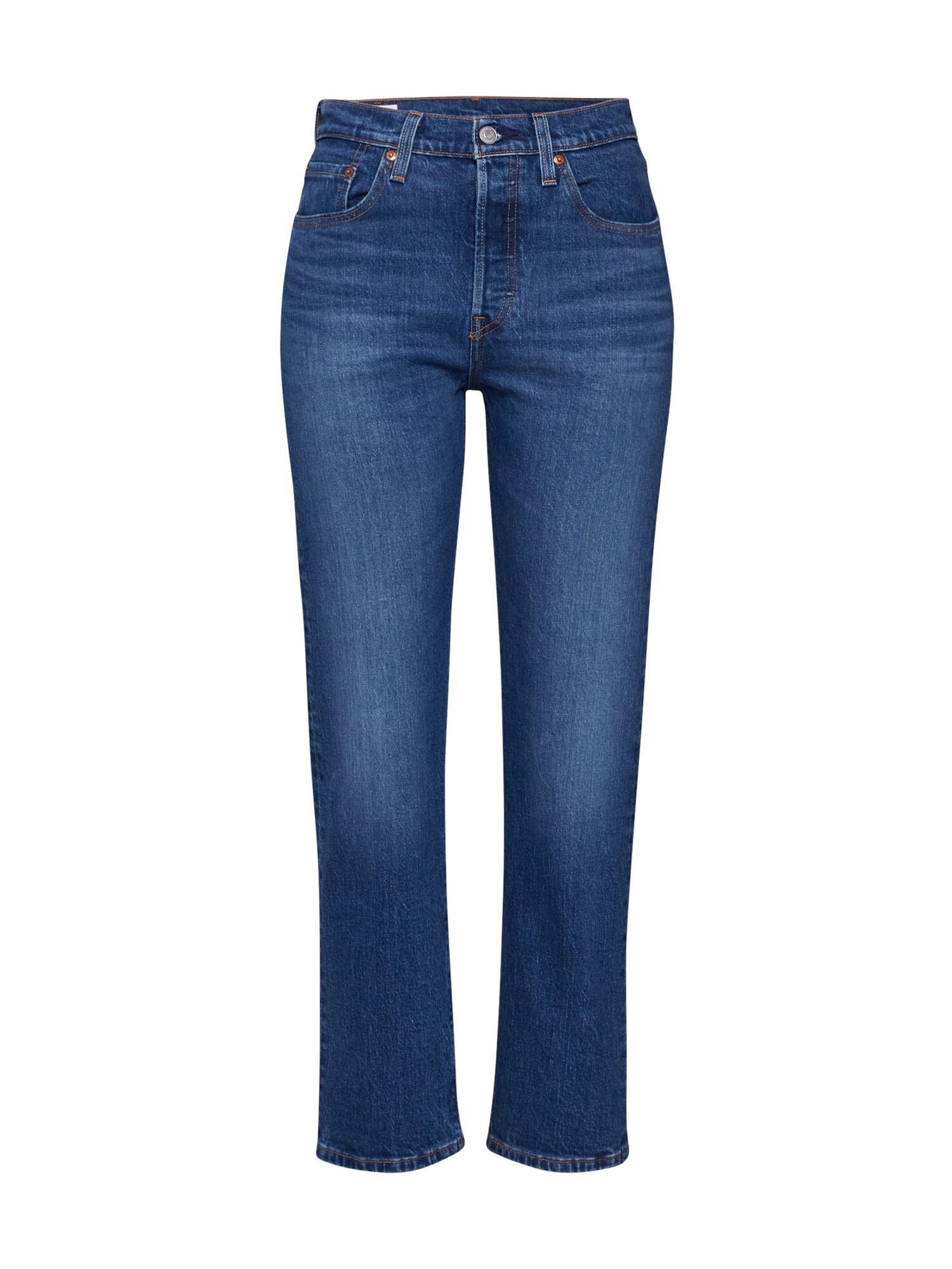LEVI'S Džinsai '501 CROP'  tamsiai (džinso) mėlyna