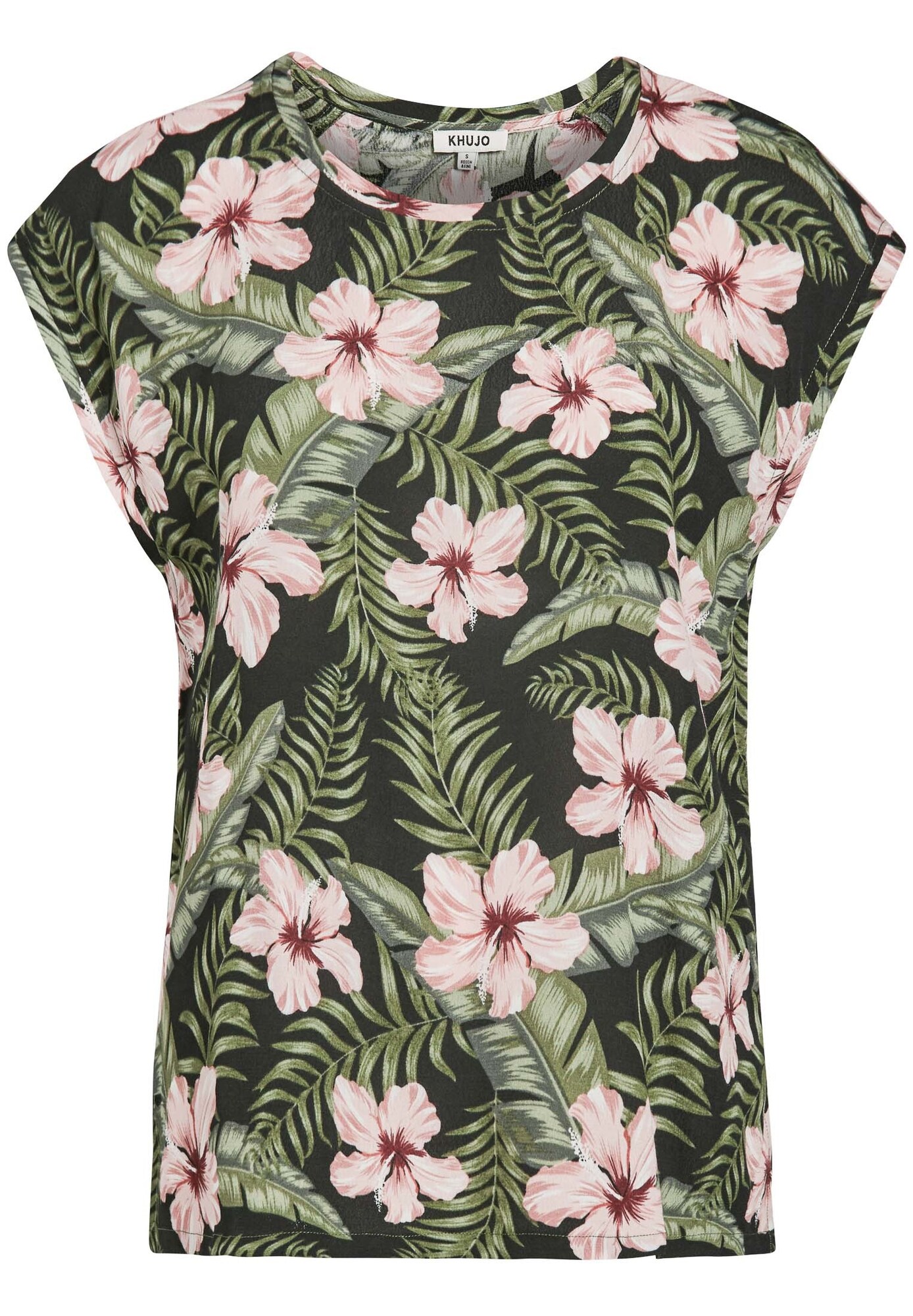 Khujo Dames Shirt Anfisia Groen khujo kopen in de aanbieding