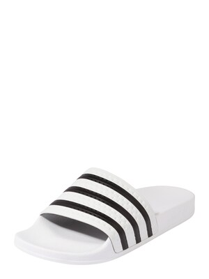ADIDAS ORIGINALS Zapatos abiertos 'Adilette'  negro / blanco