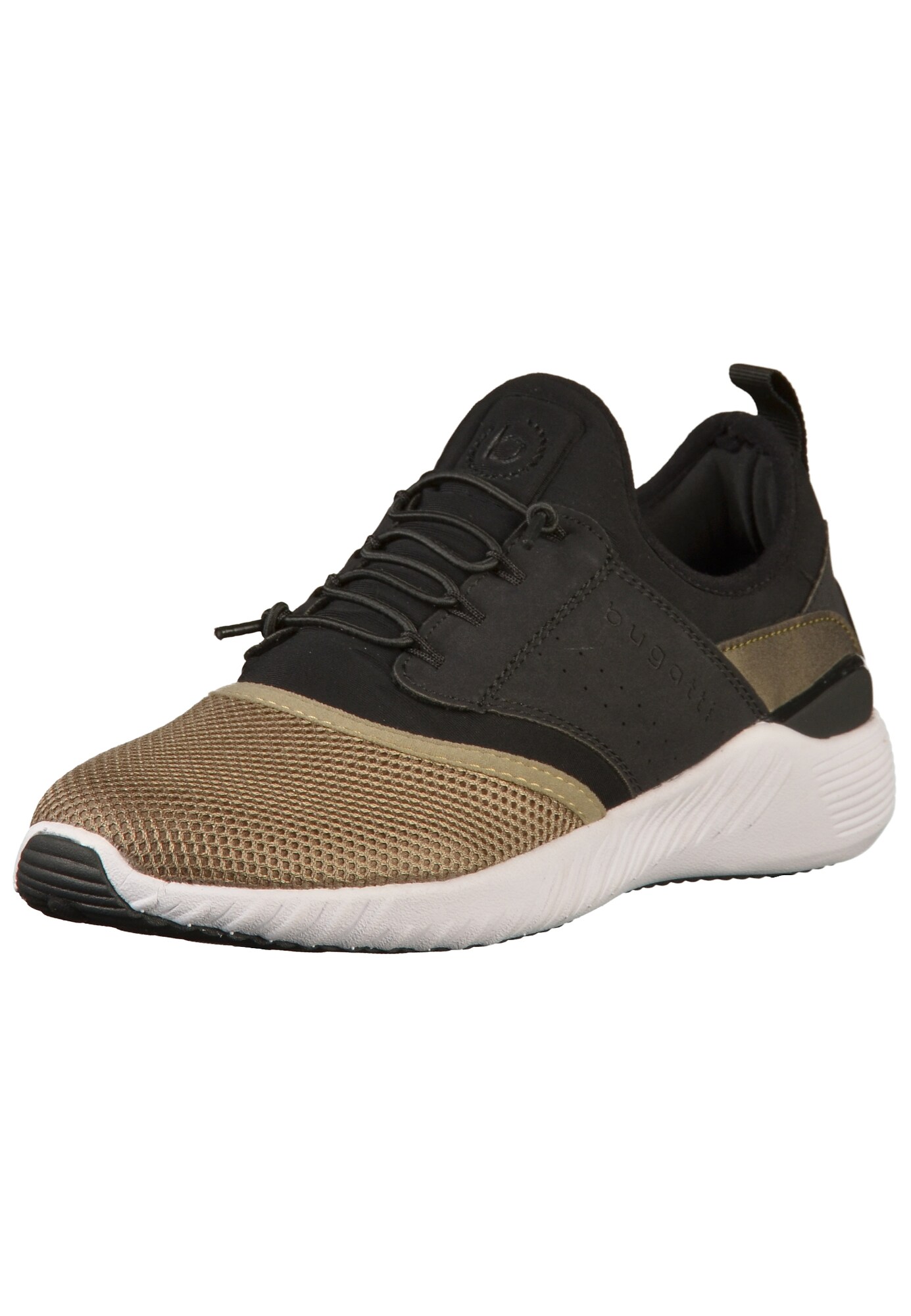 Bugatti Dames Sneakers Laag Sand Zwart bugatti kopen in de aanbieding