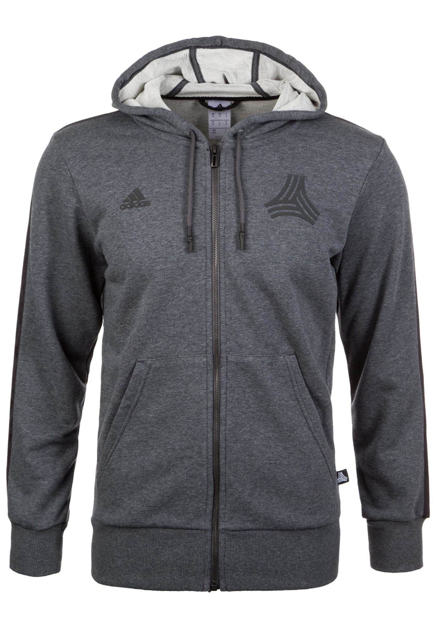 Adidas Performance Heren Sportsweatvest Donkergrijs adidas performance kopen in de aanbieding