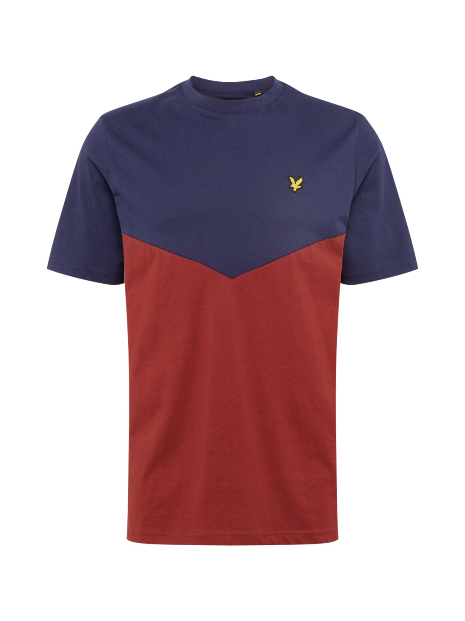 Lyle & Scott Marškinėliai  tamsiai mėlyna / pastelinė raudona / pilka / geltona / juoda