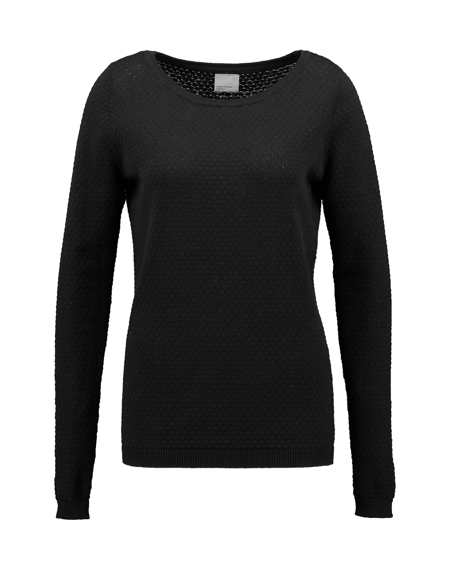 VERO MODA Pulóver 'Care'  fekete akciós termékkép 1