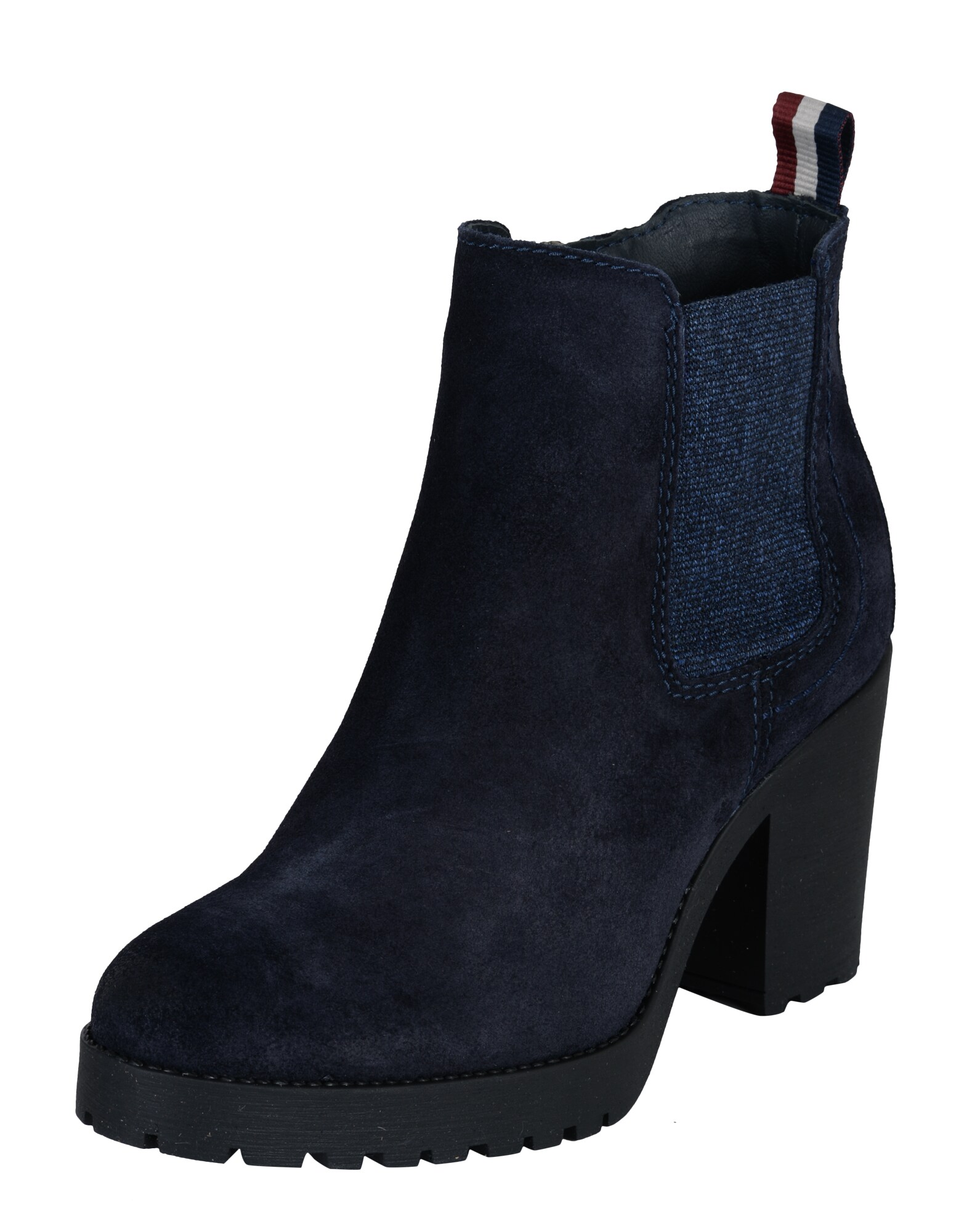 Tommy Hilfiger Dames Enkellaarsjes Donkerblauw tommy hilfiger kopen in de aanbieding