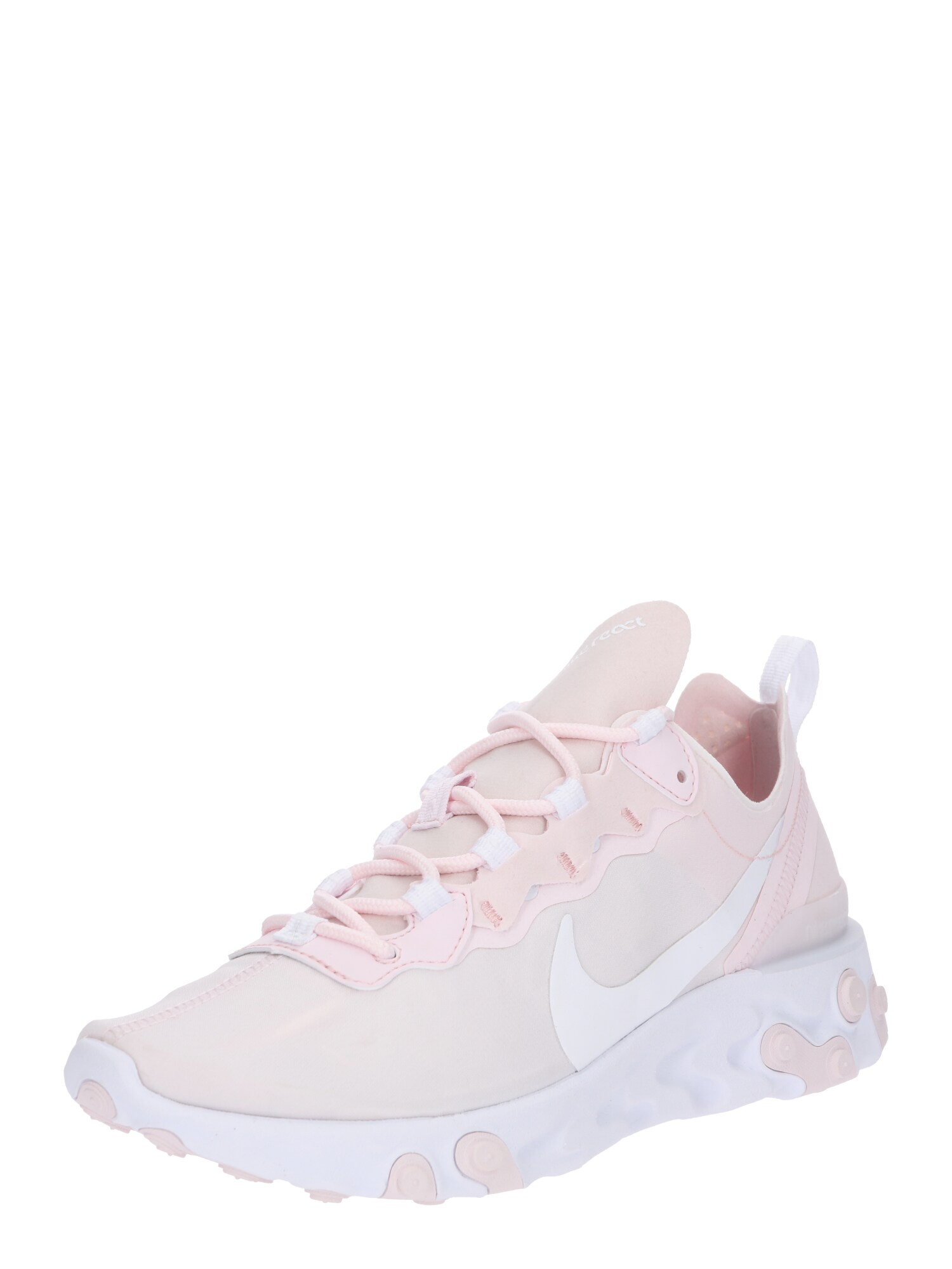 Nike Sportswear Dames Sneakers Laag React 55 Rosa Wit nike kopen in de aanbieding