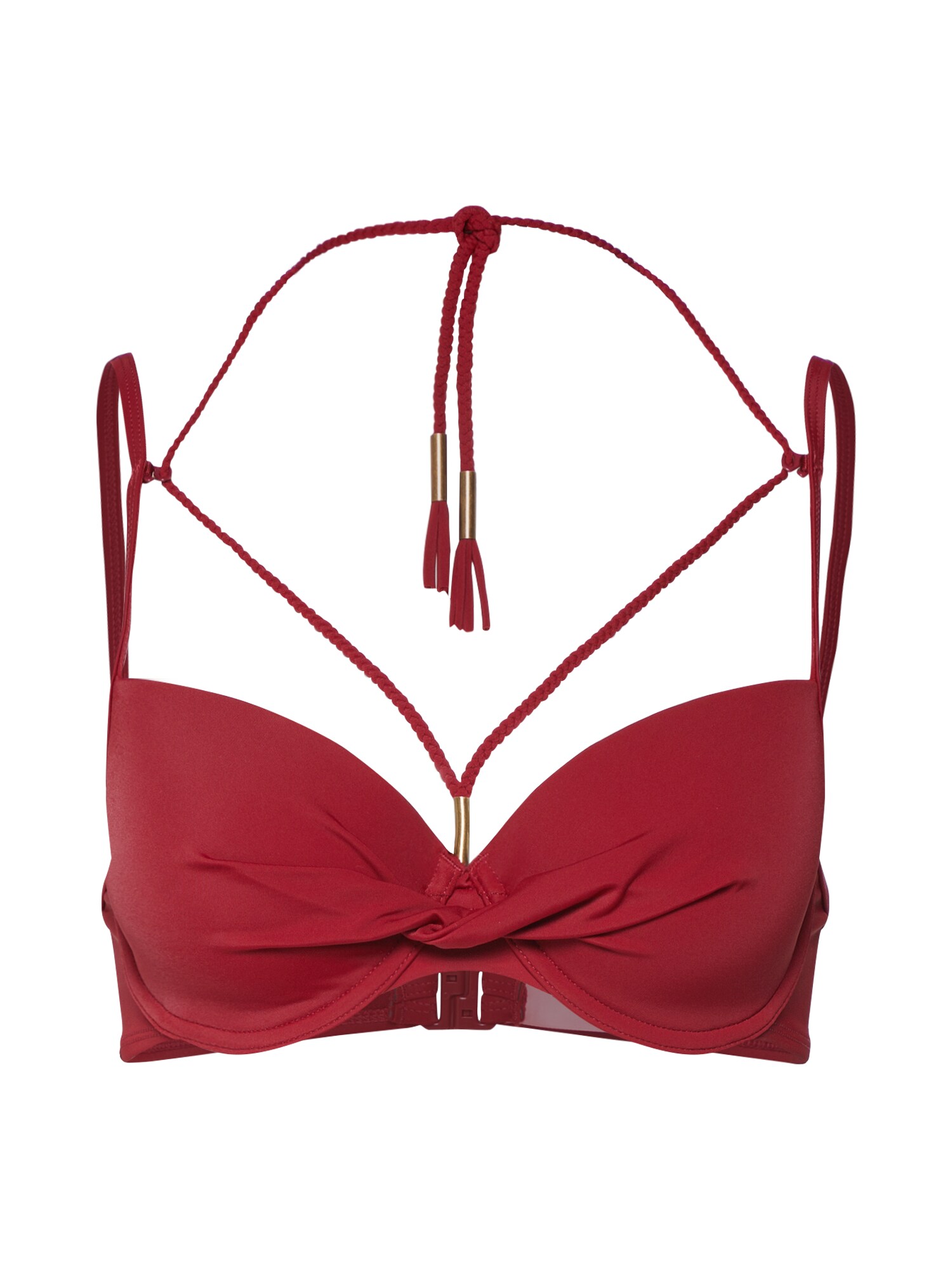 Hunkemöller Bikinio viršutinė dalis 'New Dreams Necklace'  raudona