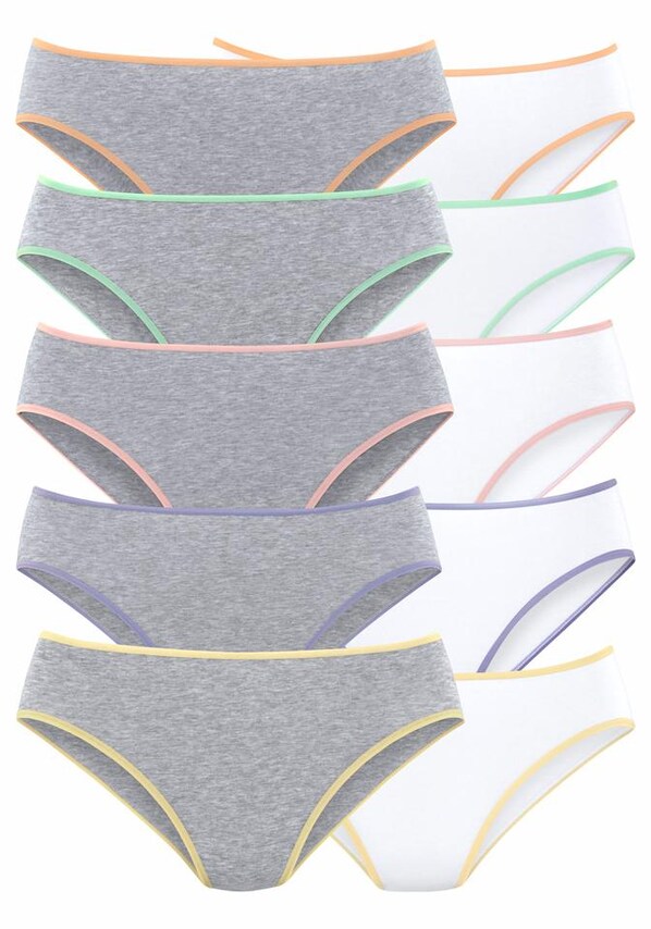 PETITE FLEUR, Slip, szürke & fehér, 6 kép a 9 közül
