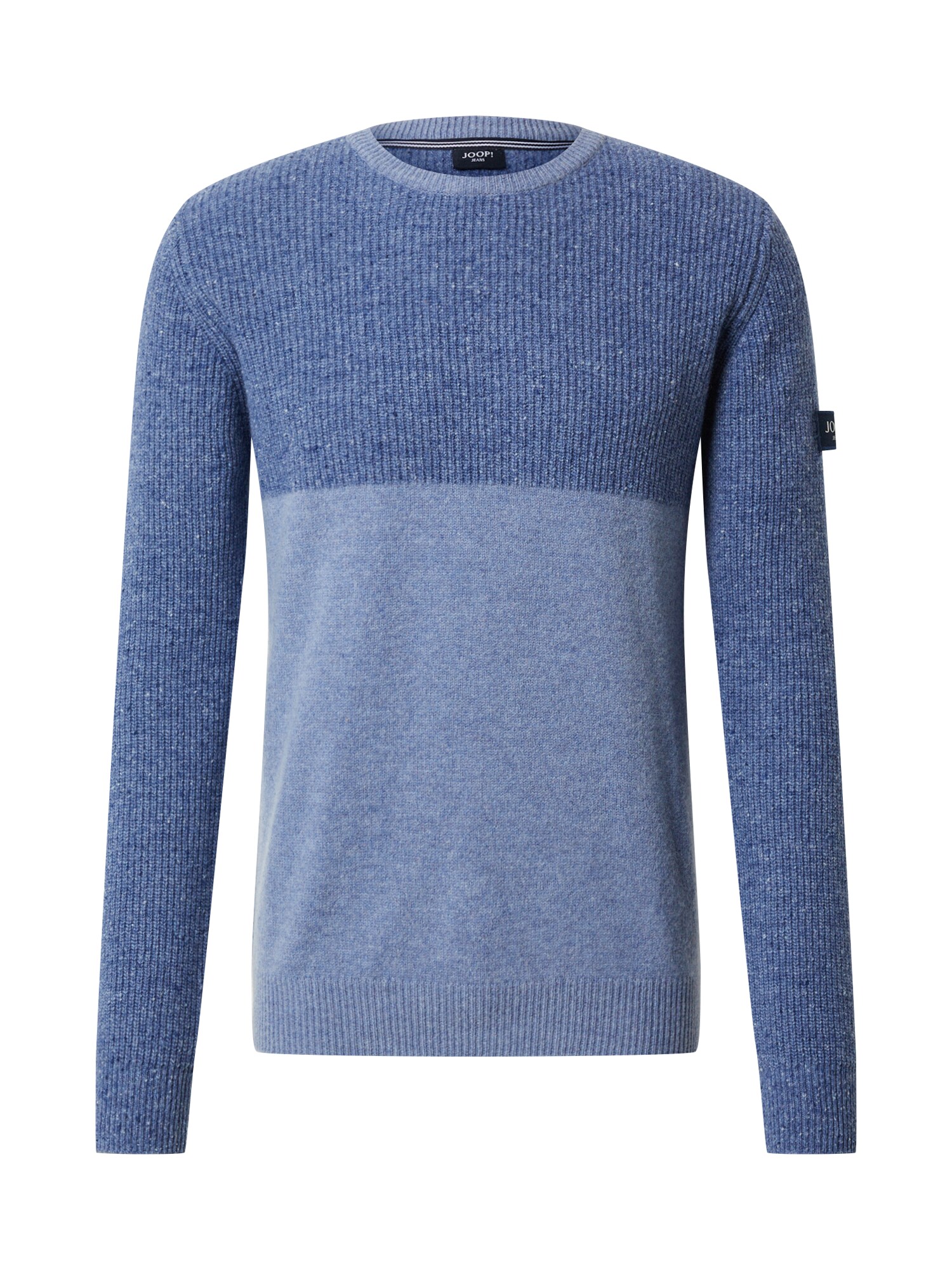 JOOP! Jeans Megztinis 'Sassan'  melsvai pilka / mėlyna dūmų spalva