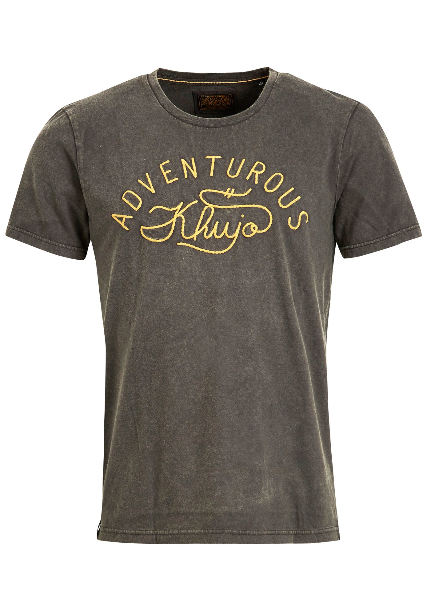 Khujo Heren Shirt Tover Donkergrijs khujo kopen in de aanbieding