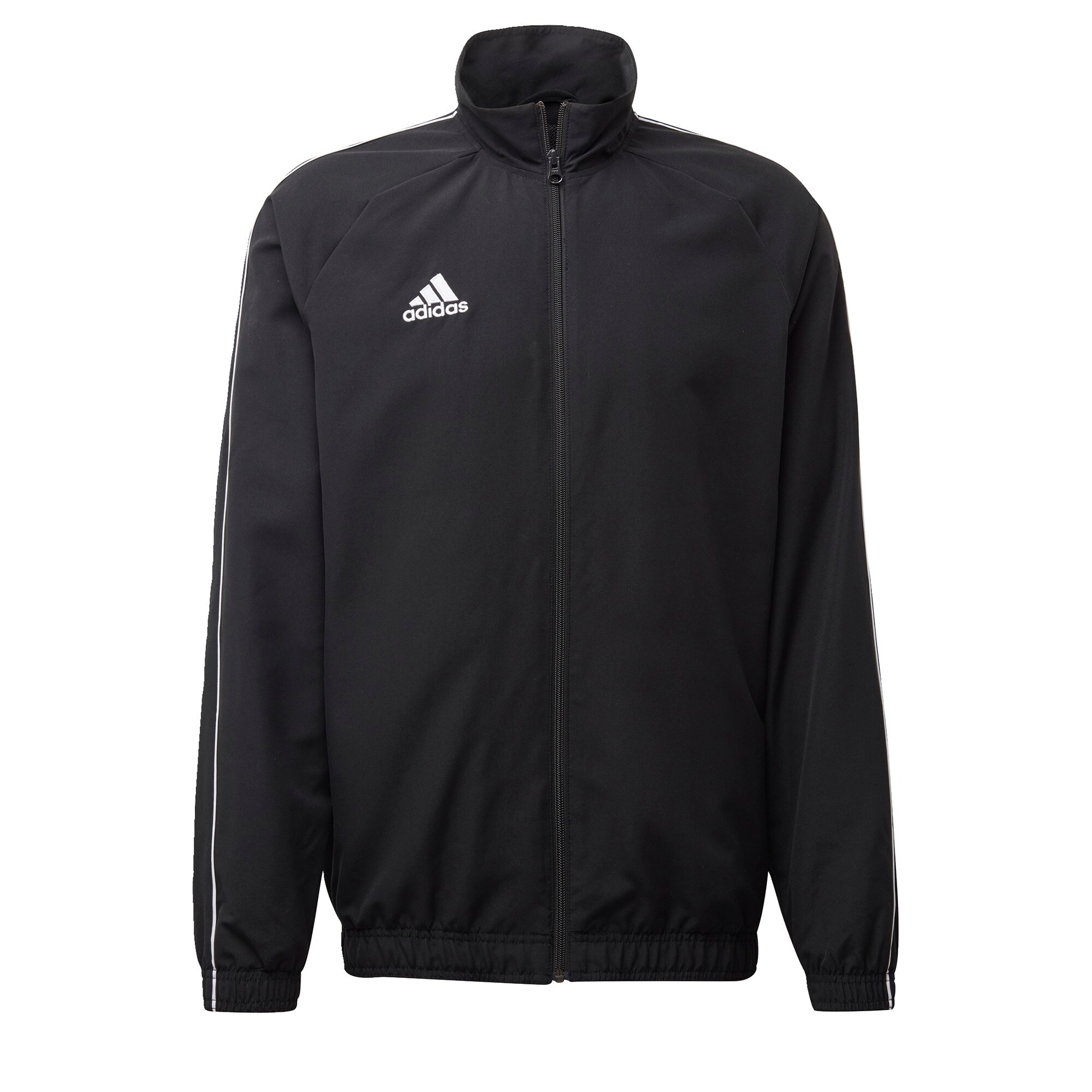 ADIDAS PERFORMANCE Sportinė striukė 'Core 18'  juoda / balta