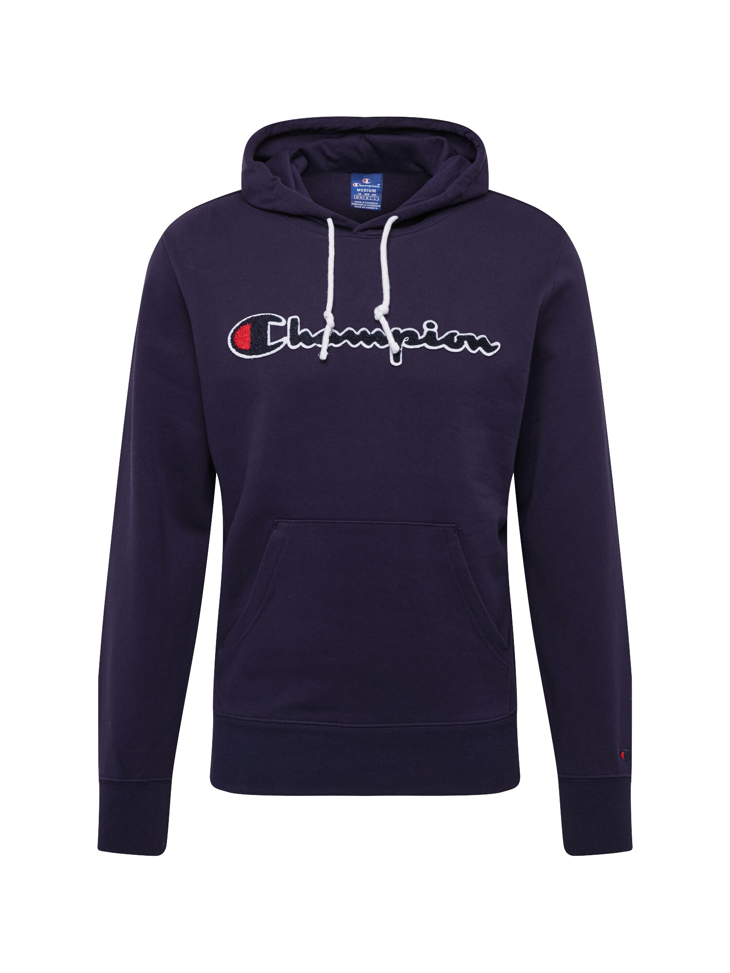 Champion Authentic Athletic Apparel Heren Sweatshirt Donkerblauw Wit champion authentic athletic apparel kopen in de aanbieding