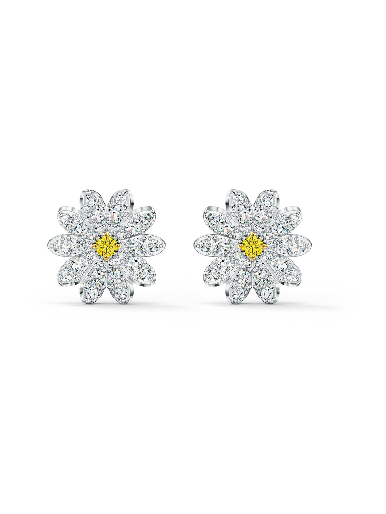 Swarovski Auskarai 'Eternal Flower'  balta / sidabrinė / geltona