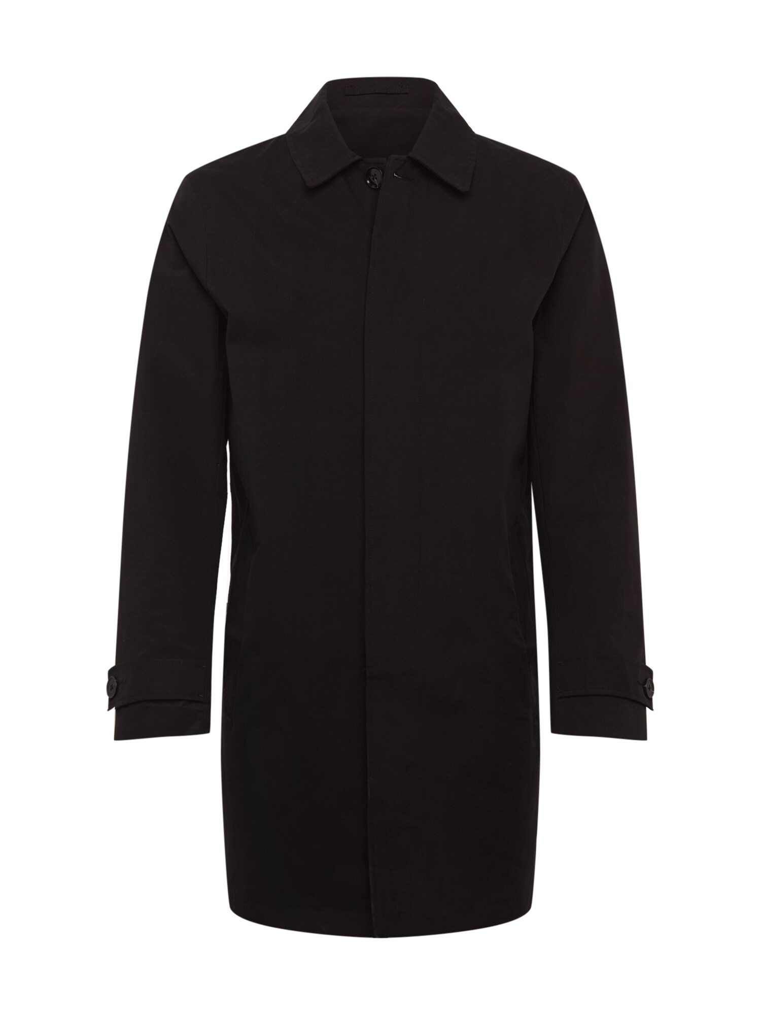 BURTON MENSWEAR LONDON Rudeninis-žieminis paltas 'BLACK CORE MAC INET'  juoda