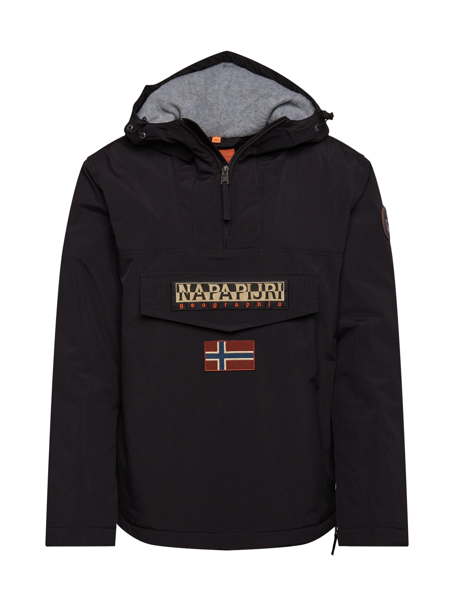 NAPAPIJRI Demisezoninė striukė 'RAINFOREST Winter 2'  juoda / smėlio