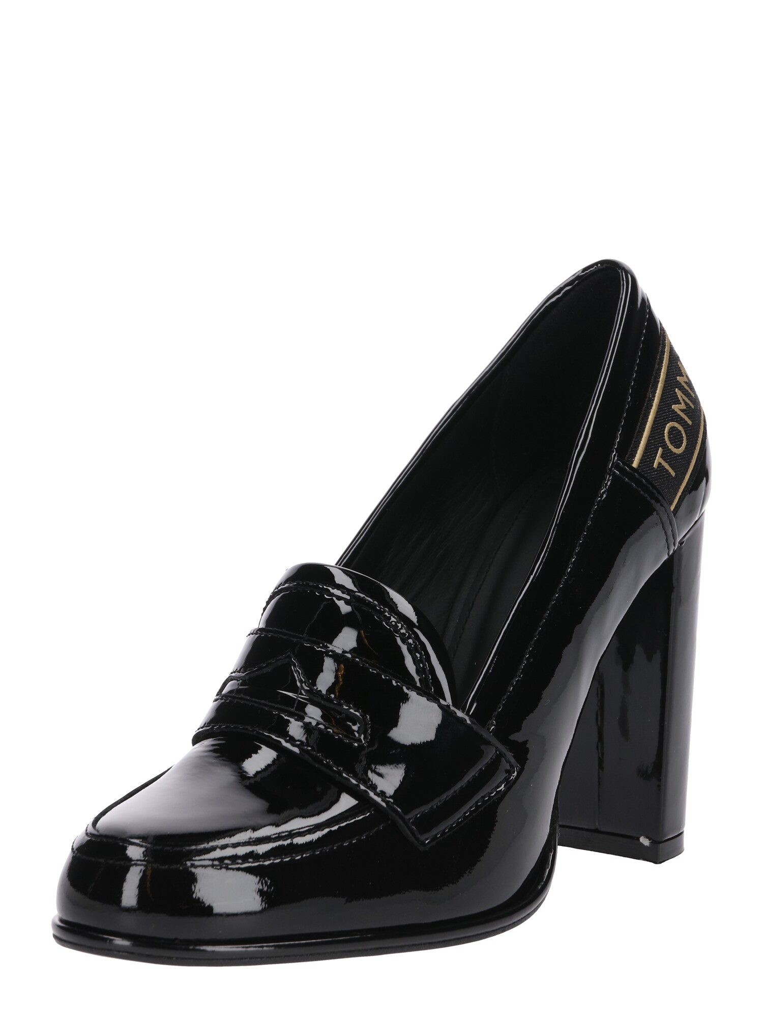 TOMMY HILFIGER Vakariniai bateliai 'Iconic patent loafer'  juoda