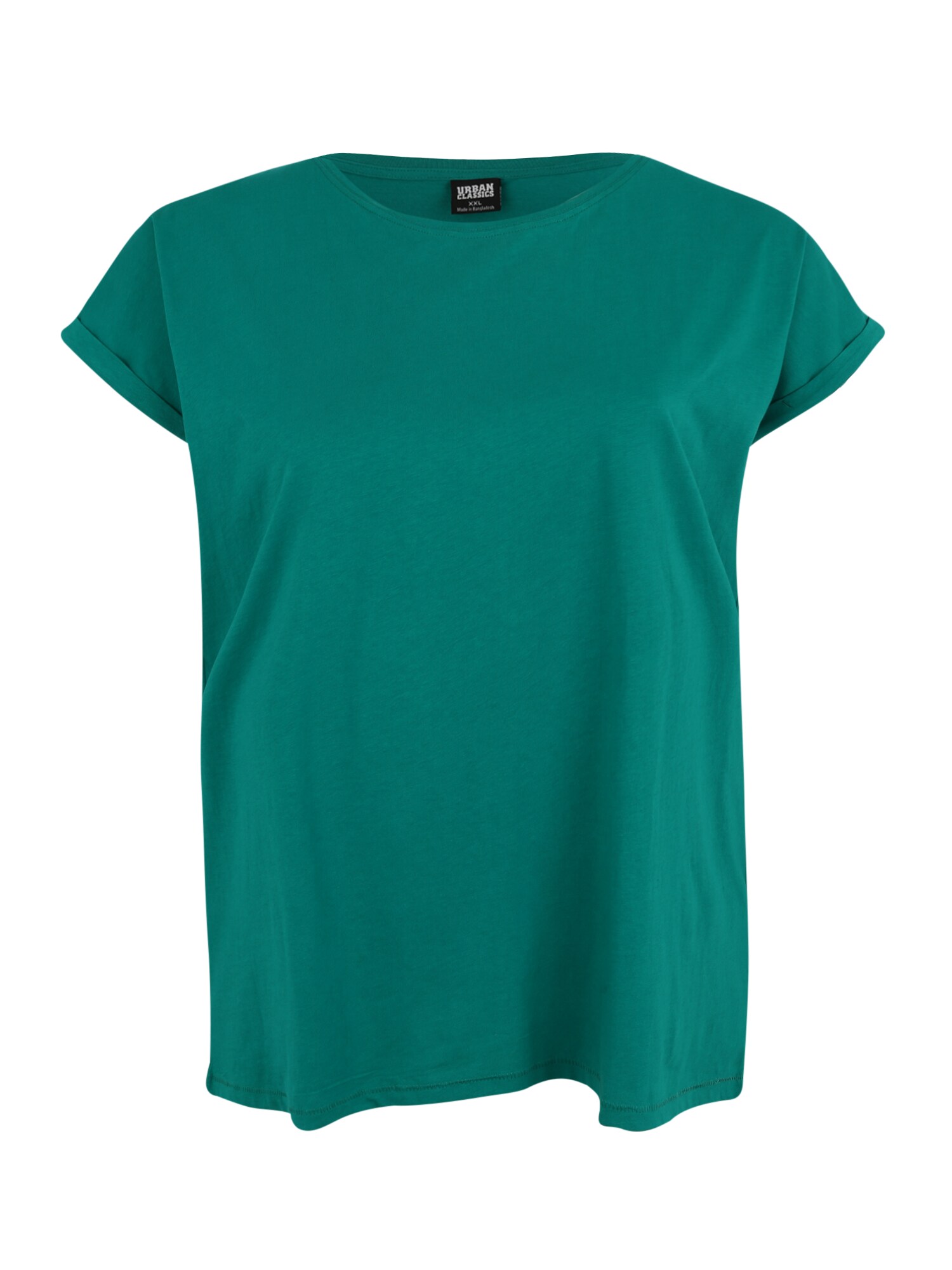 Urban Classics Curvy Dames Shirt Groen urban classics curvy kopen in de aanbieding