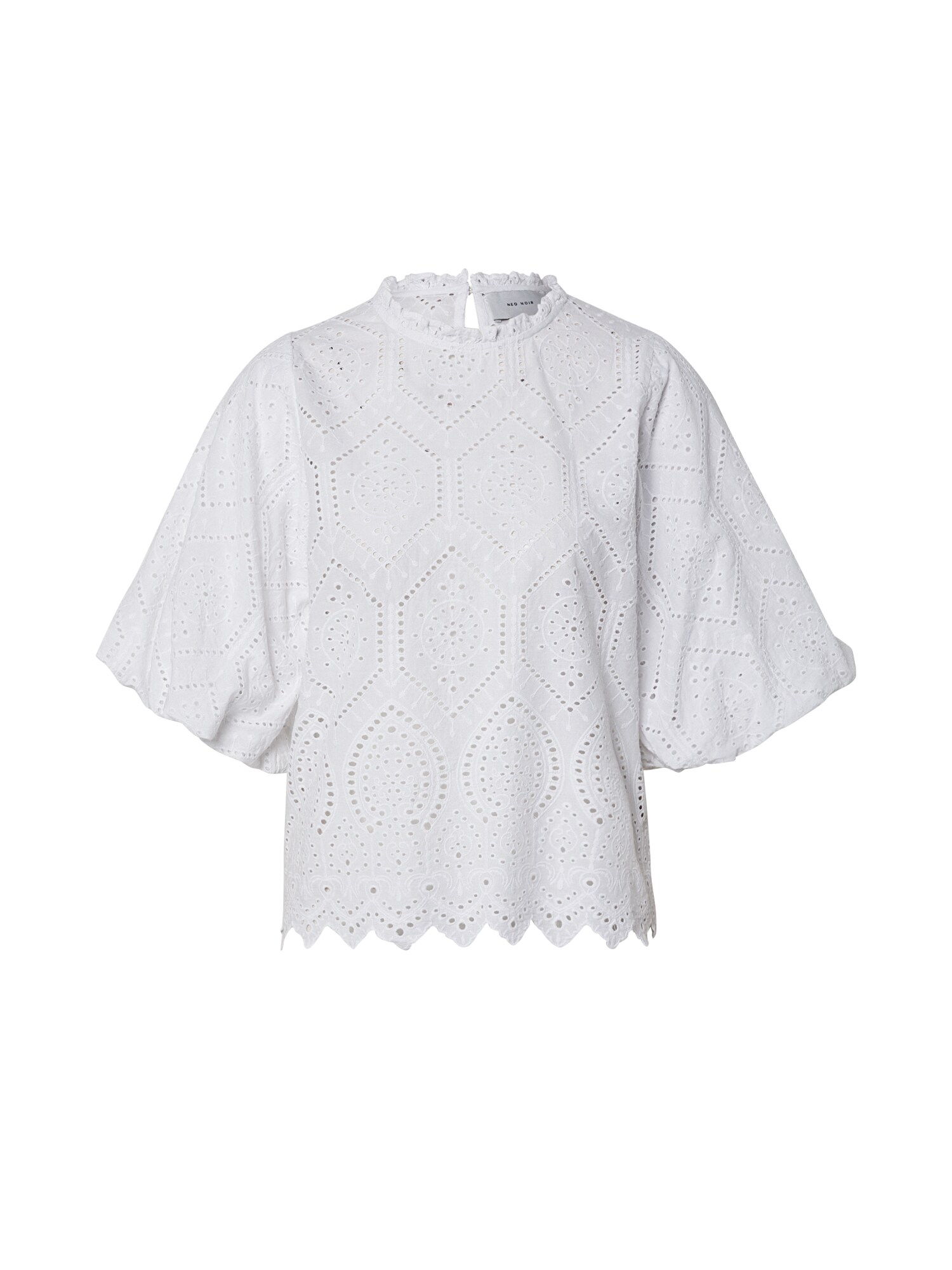 Neo Noir Palaidinė 'Riko Embroidery Blouse'  balta