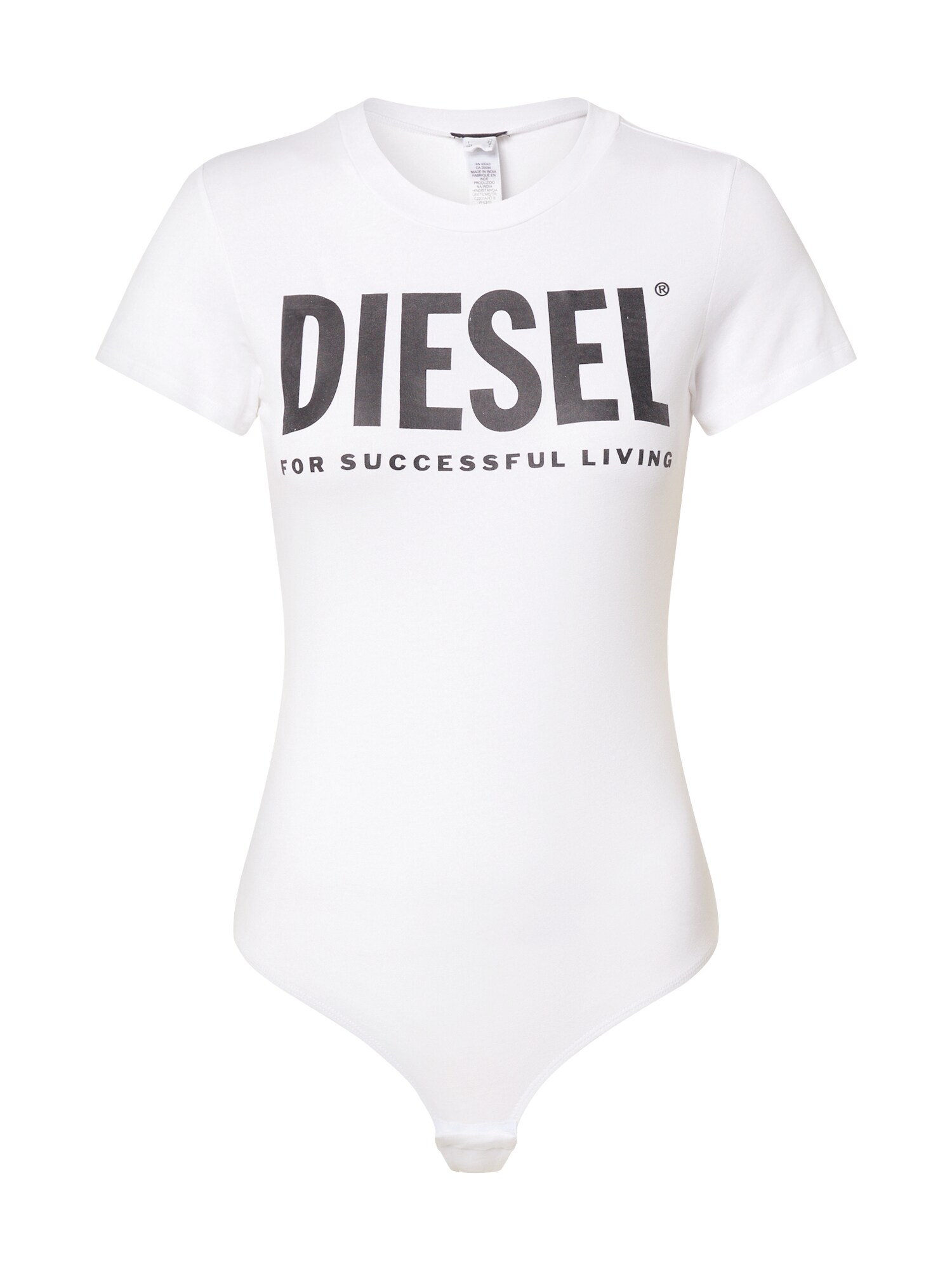 DIESEL Marškinėliai-glaustinukė  balta