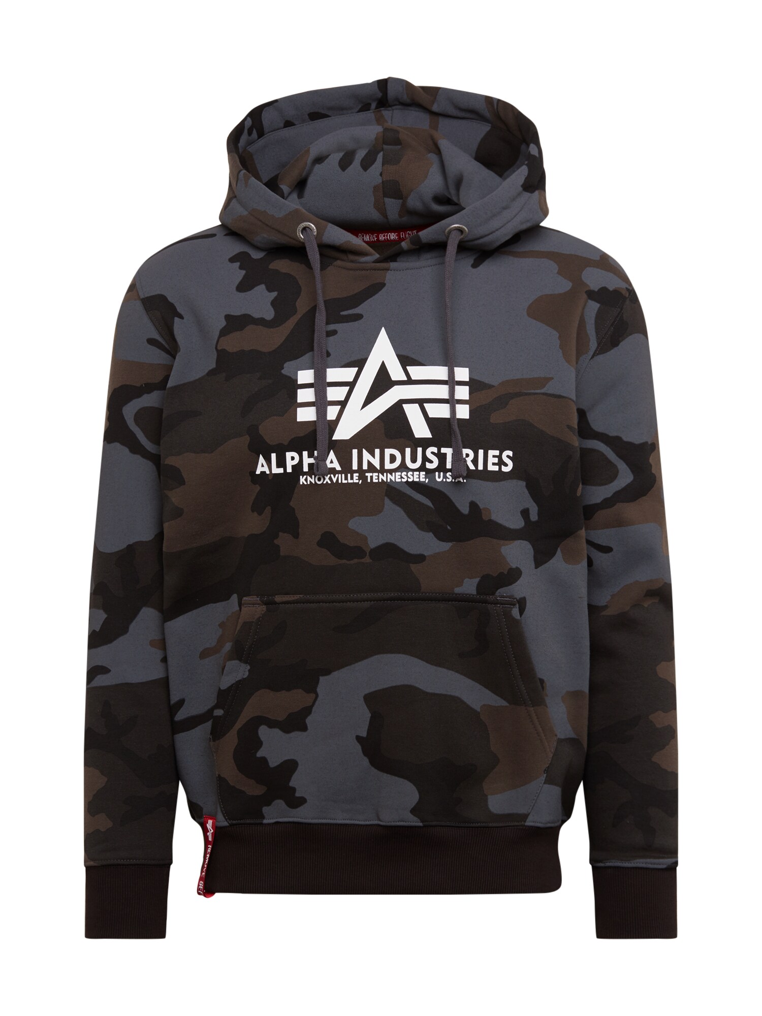 ALPHA INDUSTRIES Megztinis be užsegimo  juoda